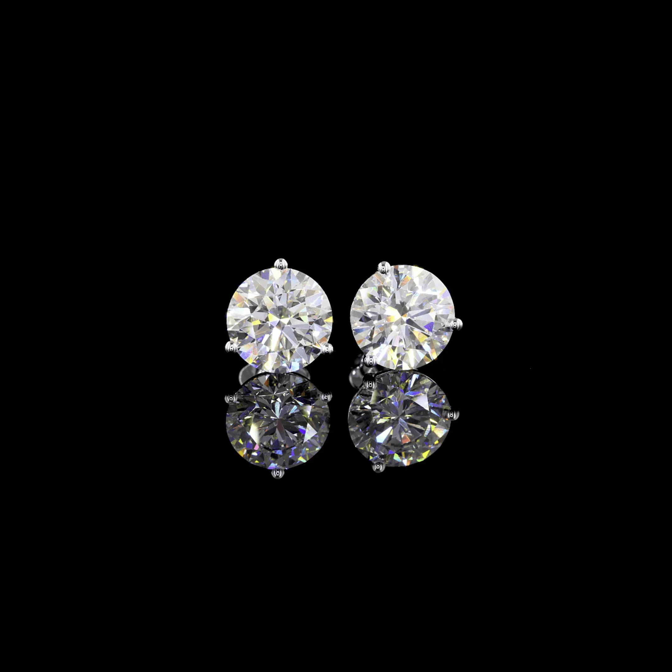 1.5 Carat Lab Grown Diamond Stud Earrings