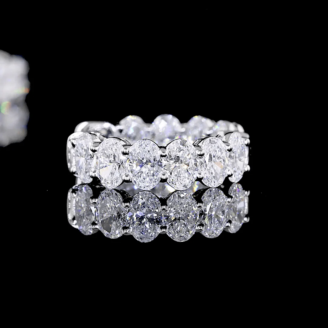 1.9 Carat Oval Lab Grown Diamond Huggie Earrings - Image 4