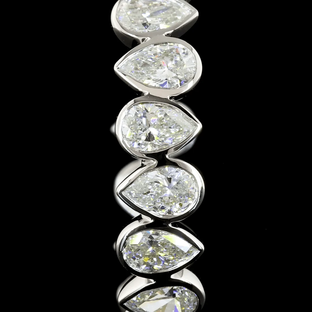 5.7 Carat Lab Grown Diamond Hoop Earrings - Image 3