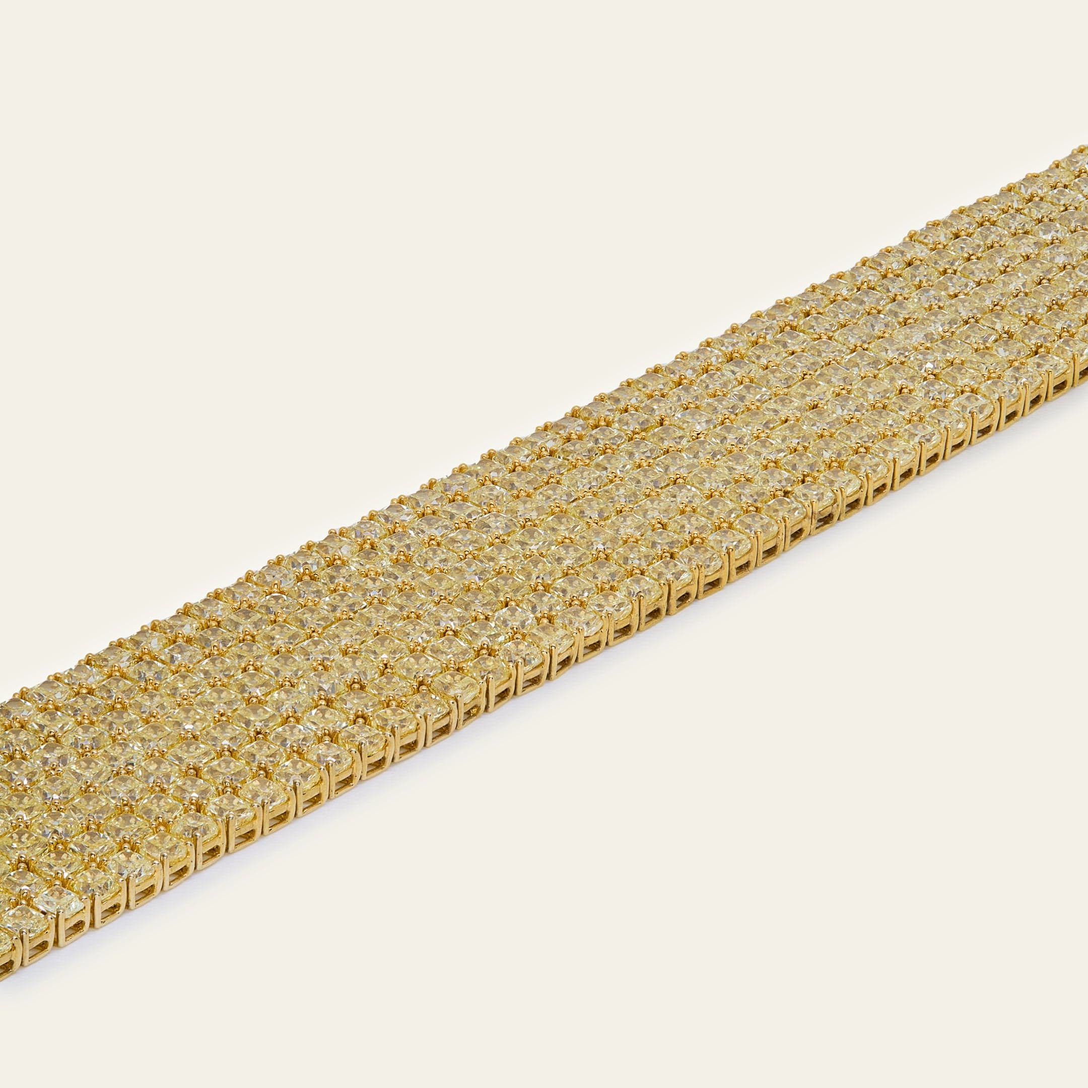 103.51 Carat Yellow Diamond Choker Necklace - Image 5