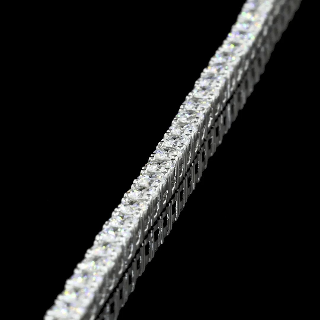 3 Carat Lab Grown Diamond Bracelet - Image 2