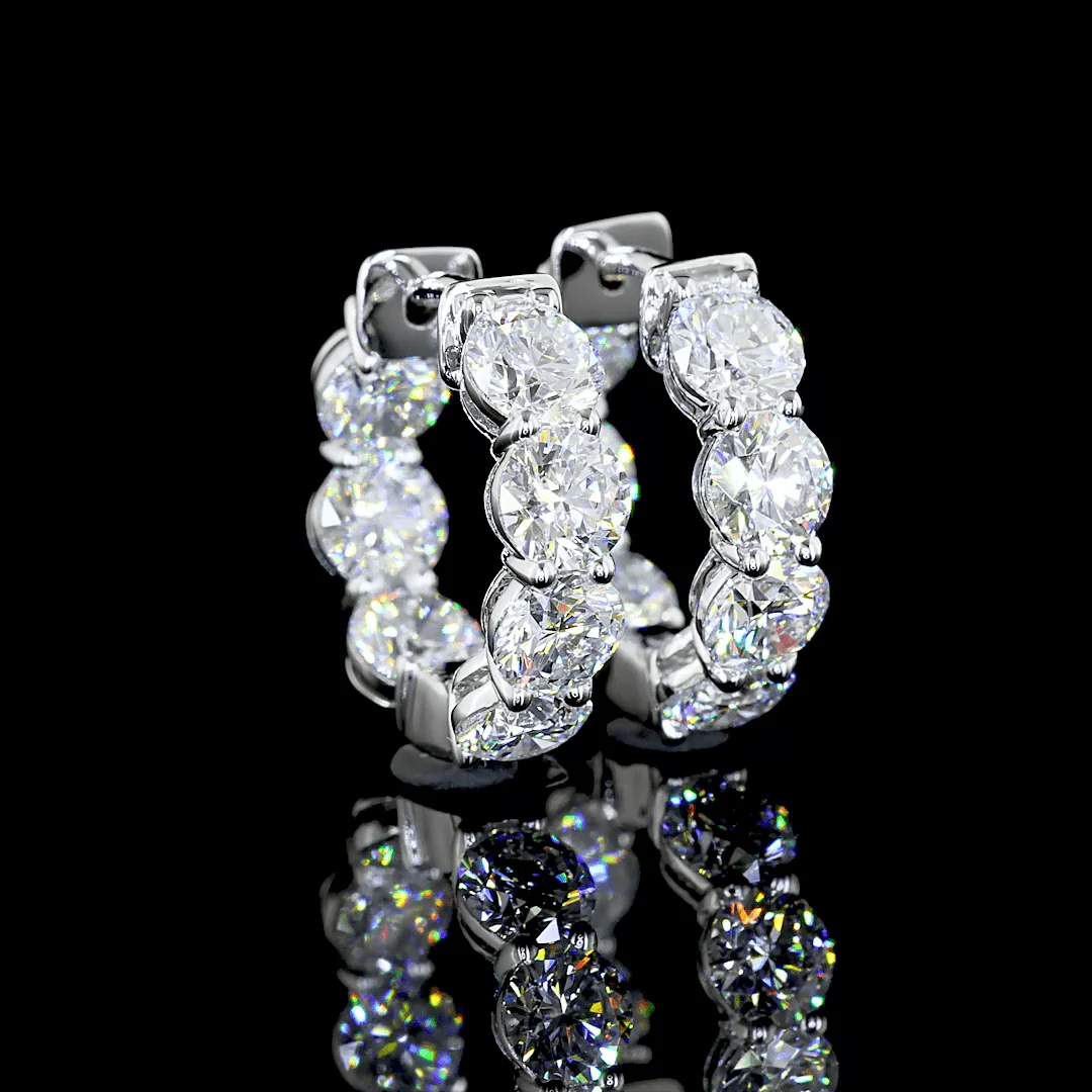 3 Carat Lab Grown Huggies - Image 4