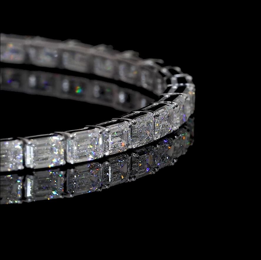 5.5 Carat Lab Grown Diamond Tennis Bracelet - Image 3