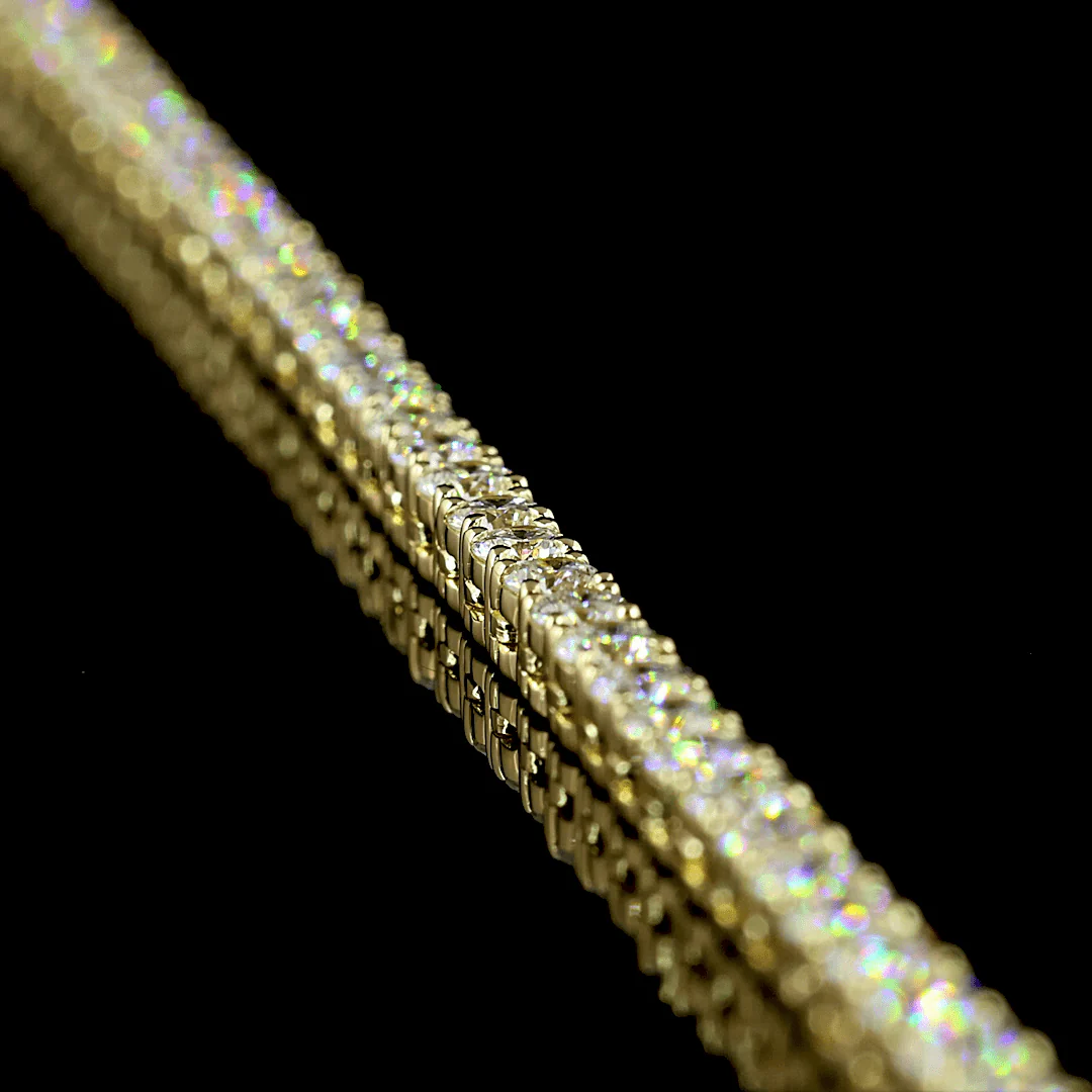 7 Carat Lab Grown Diamond Tennis Necklace - Image 3