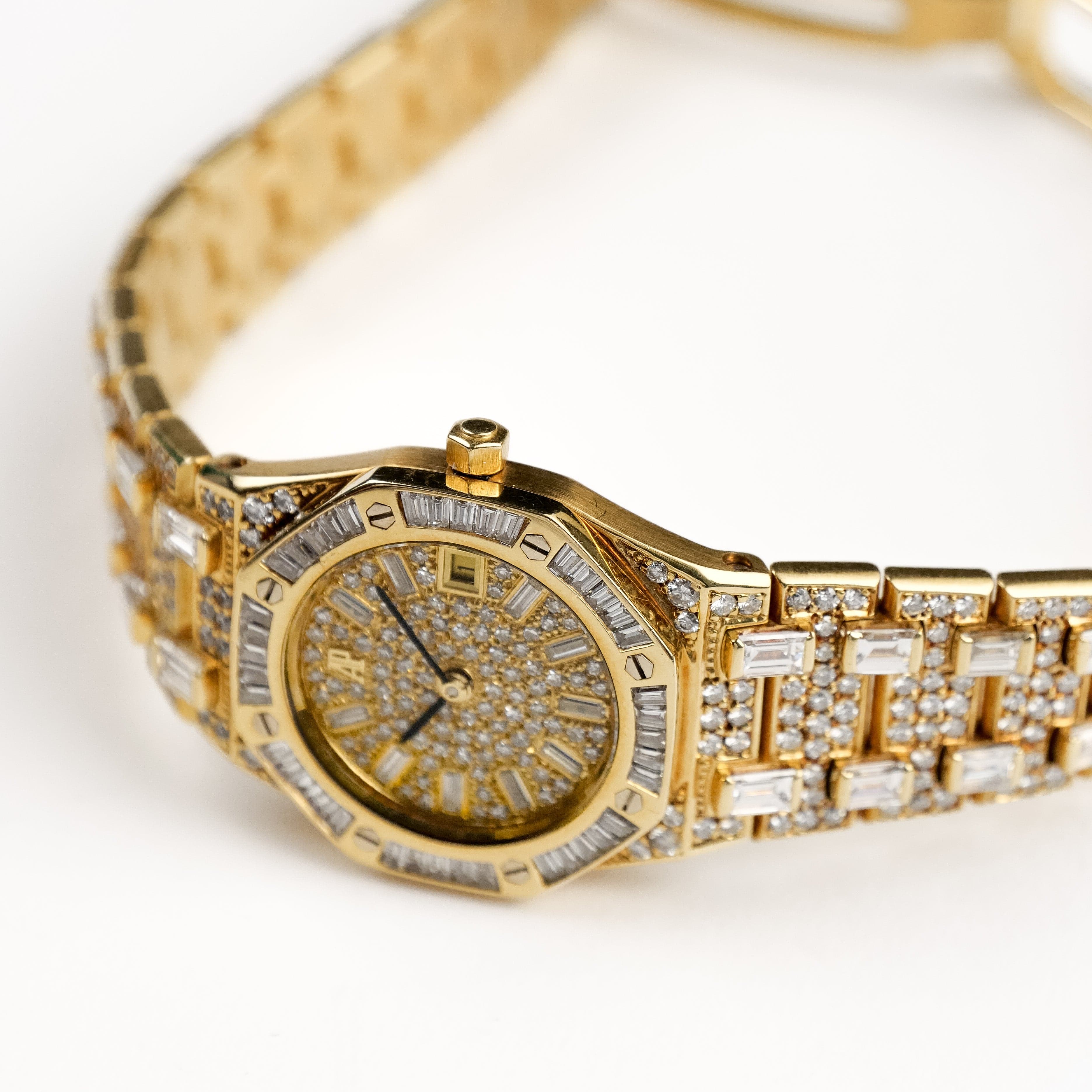 Audemars Piguet Royal Oak 56343 'Ladies' Yellow Gold Diamonds Quartz - Image 7