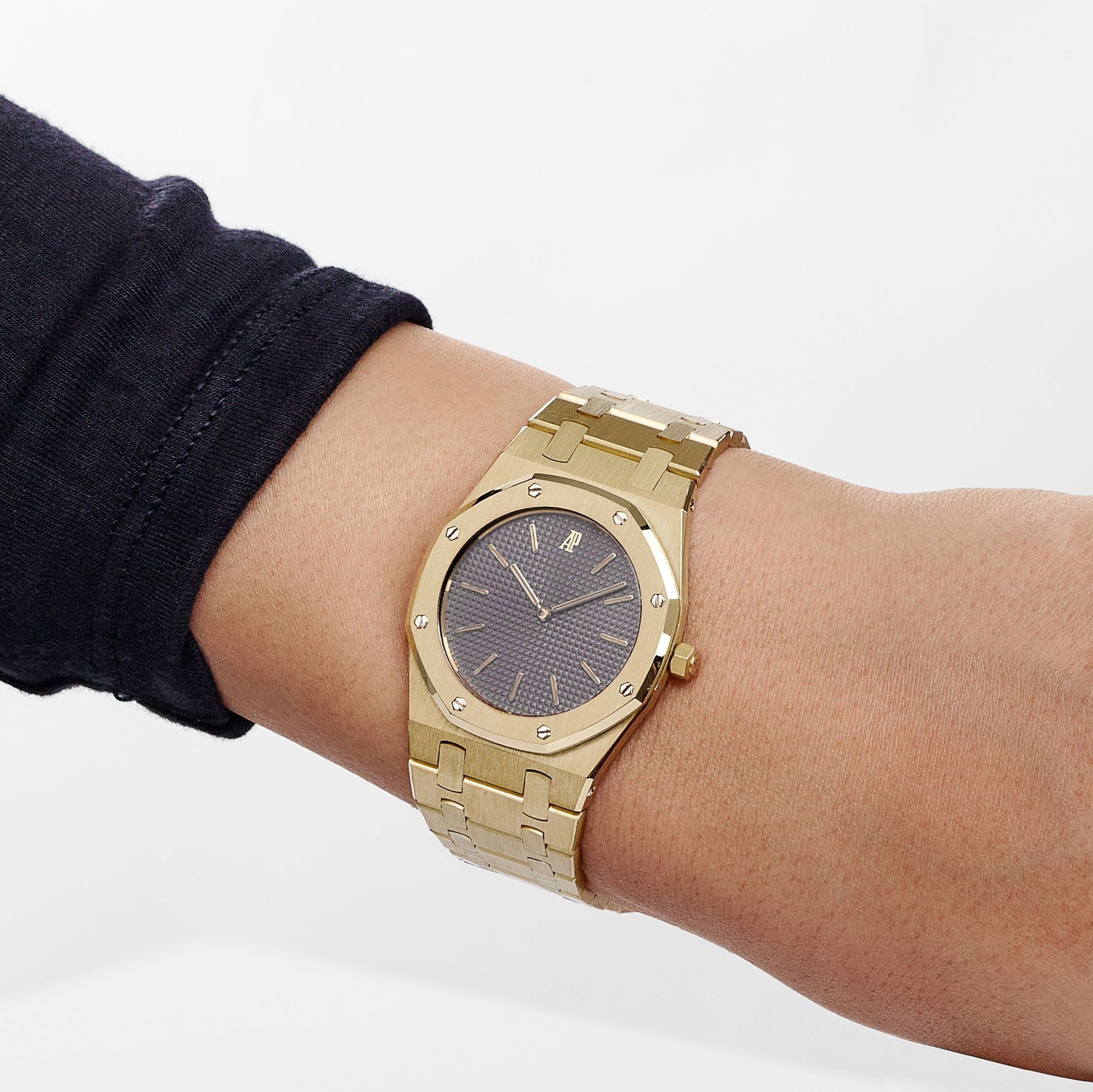 Audemars Piguet Royal Oak 56303BA 'Ladies' Yellow Gold Grey Dial Quartz - Image 2