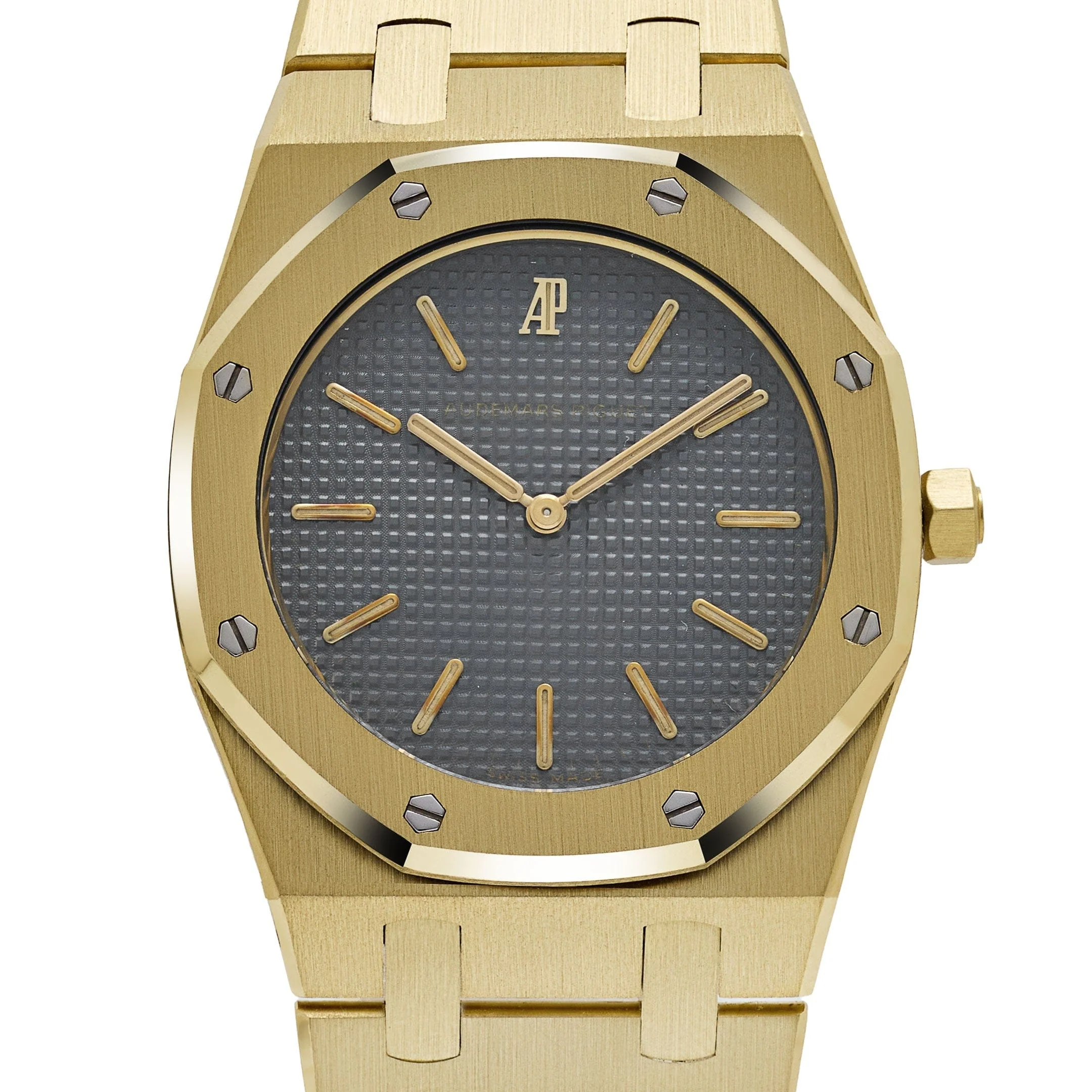 Audemars Piguet Royal Oak 56303BA 'Ladies' Yellow Gold Grey Dial Quartz - Image 6