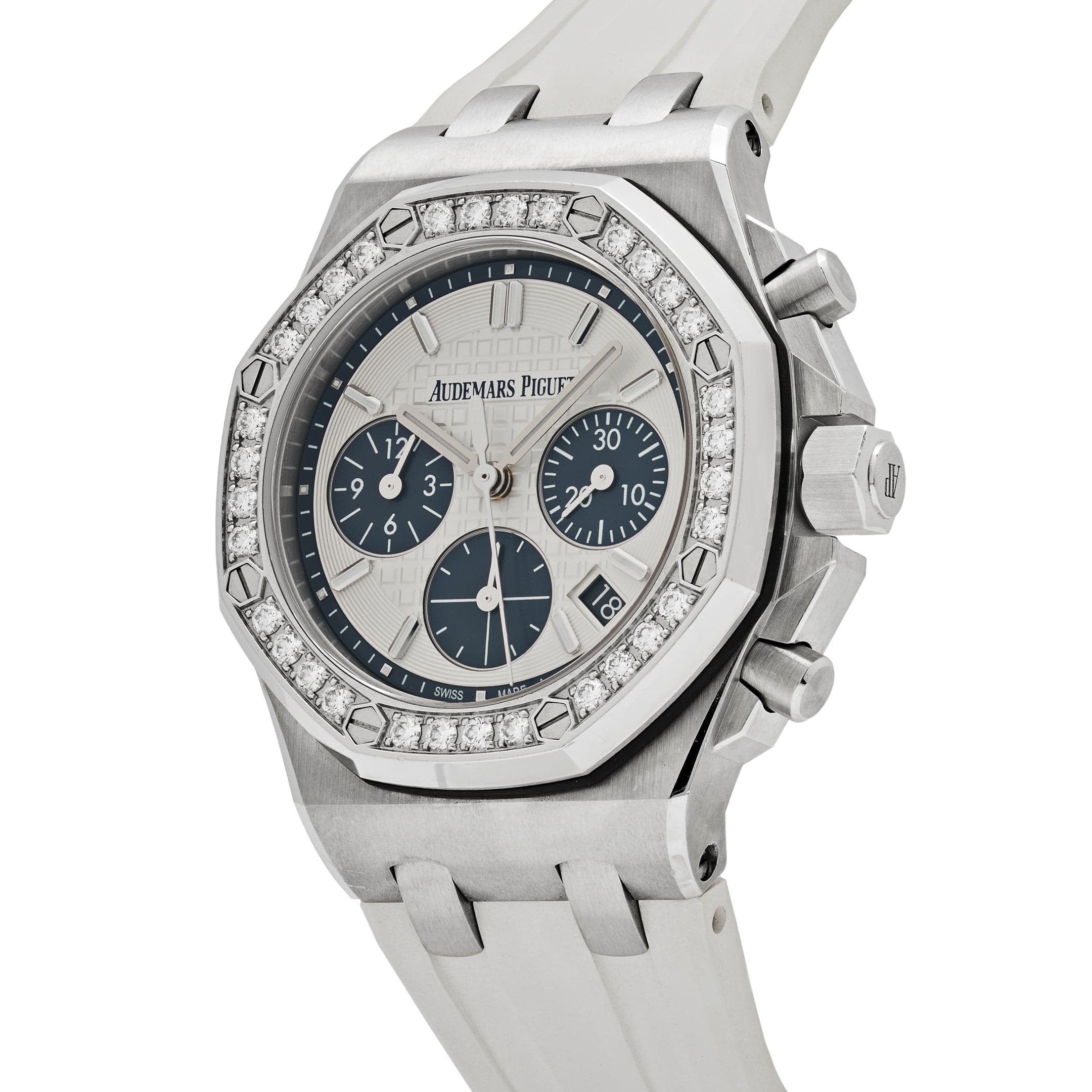 Audemars Piguet Royal Oak Offshore 26231ST.ZZ.D010CA.01.A Stainless Steel Silver Dial Diamond Bezel (2021) - Image 4