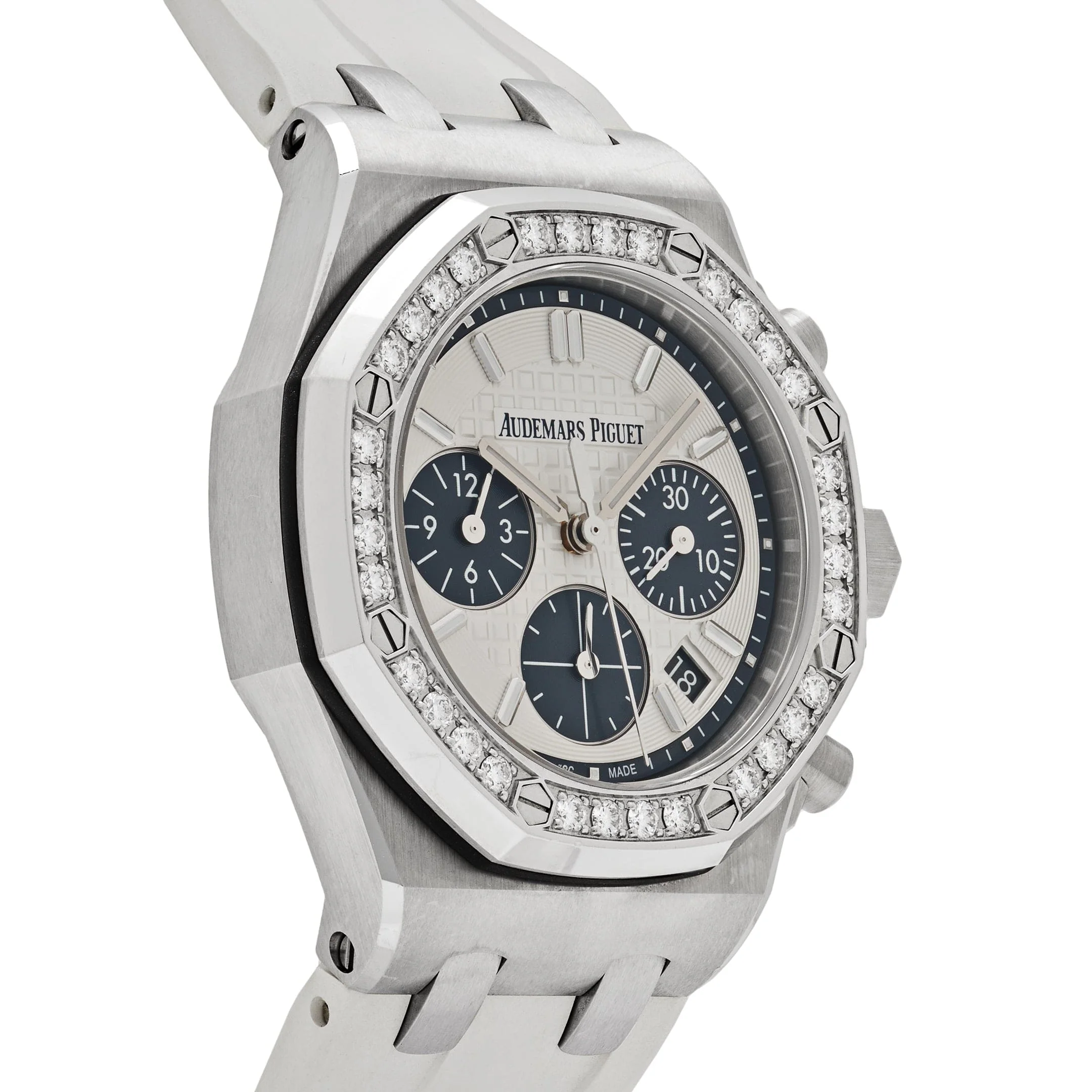 Audemars Piguet Royal Oak Offshore 26231ST.ZZ.D010CA.01.A Stainless Steel Silver Dial Diamond Bezel (2021) - Image 5
