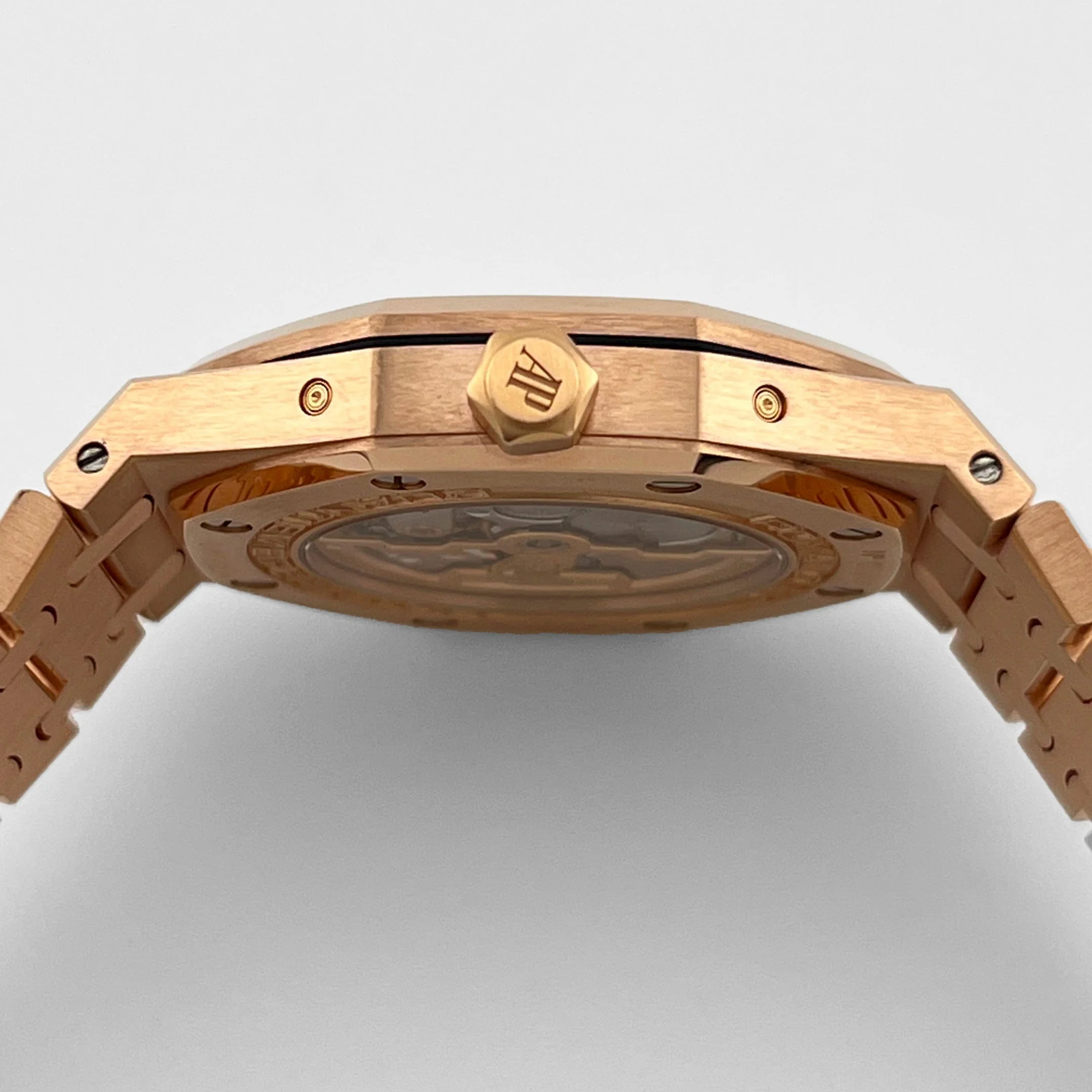 Audemars Piguet Royal Oak Perpetual Calendar 26574OR.OO.1220OR.01 Rose Gold Silver Dial (2021) - Image 5
