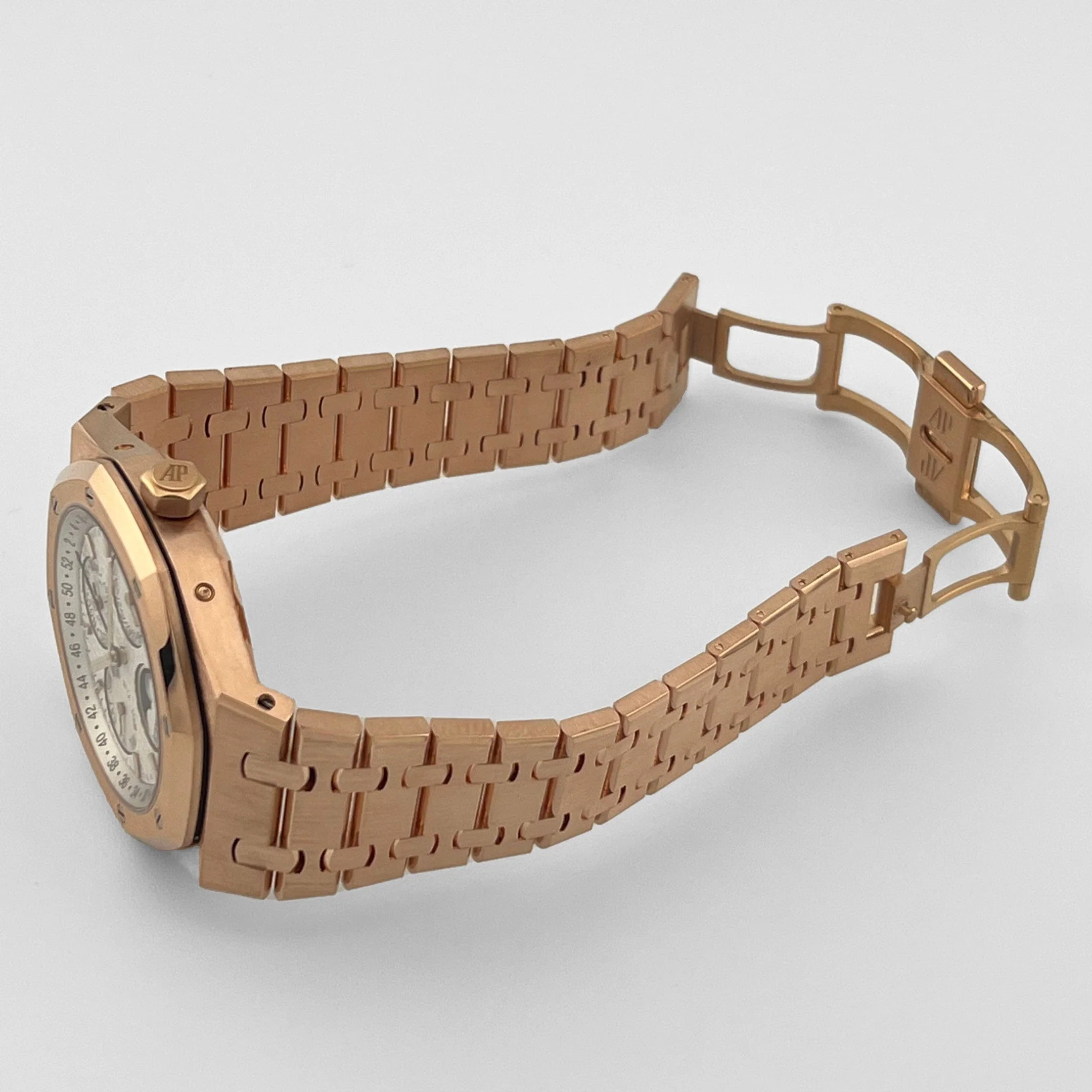 Audemars Piguet Royal Oak Perpetual Calendar 26574OR.OO.1220OR.01 Rose Gold Silver Dial (2021) - Image 7