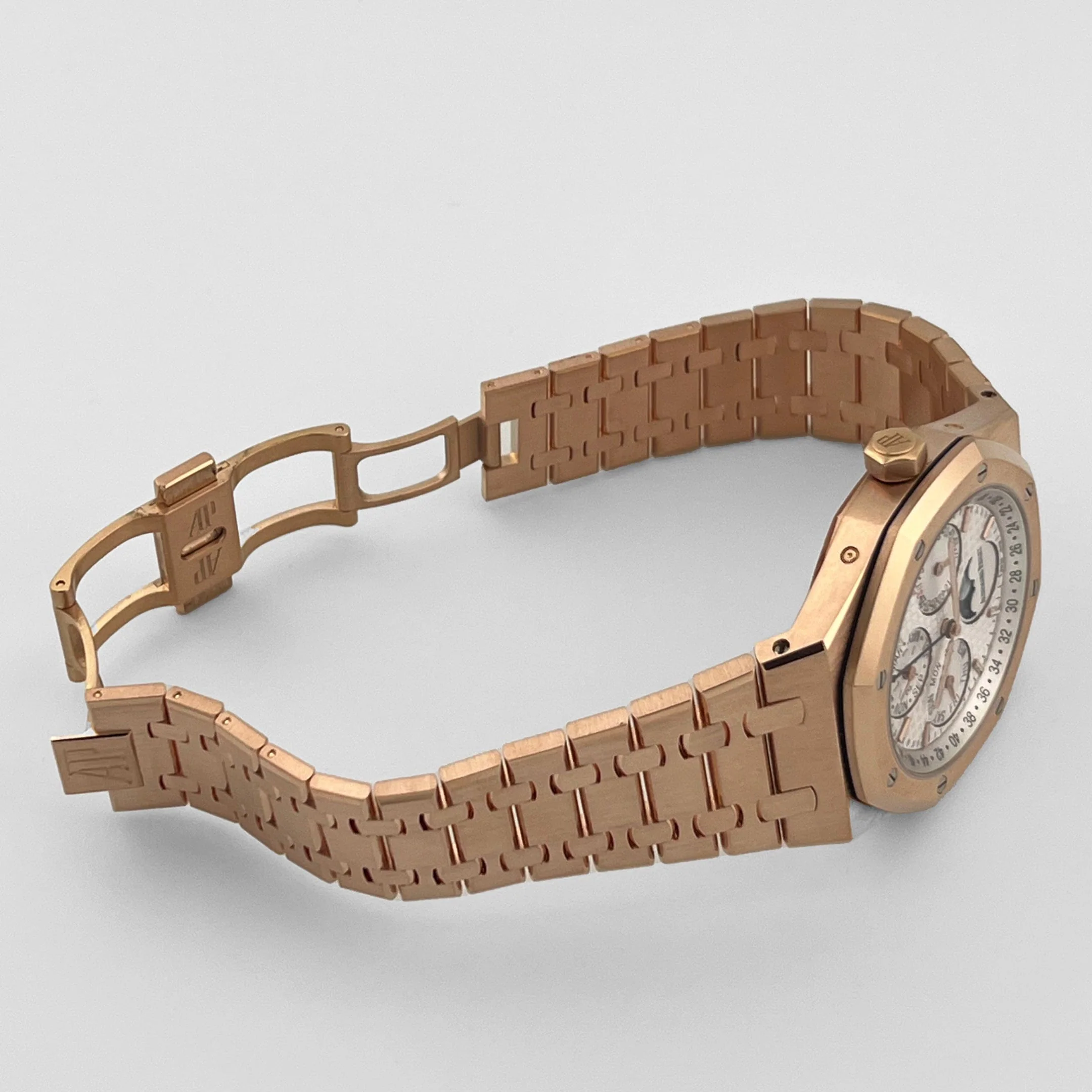 Audemars Piguet Royal Oak Perpetual Calendar 26574OR.OO.1220OR.01 Rose Gold Silver Dial (2021) - Image 8