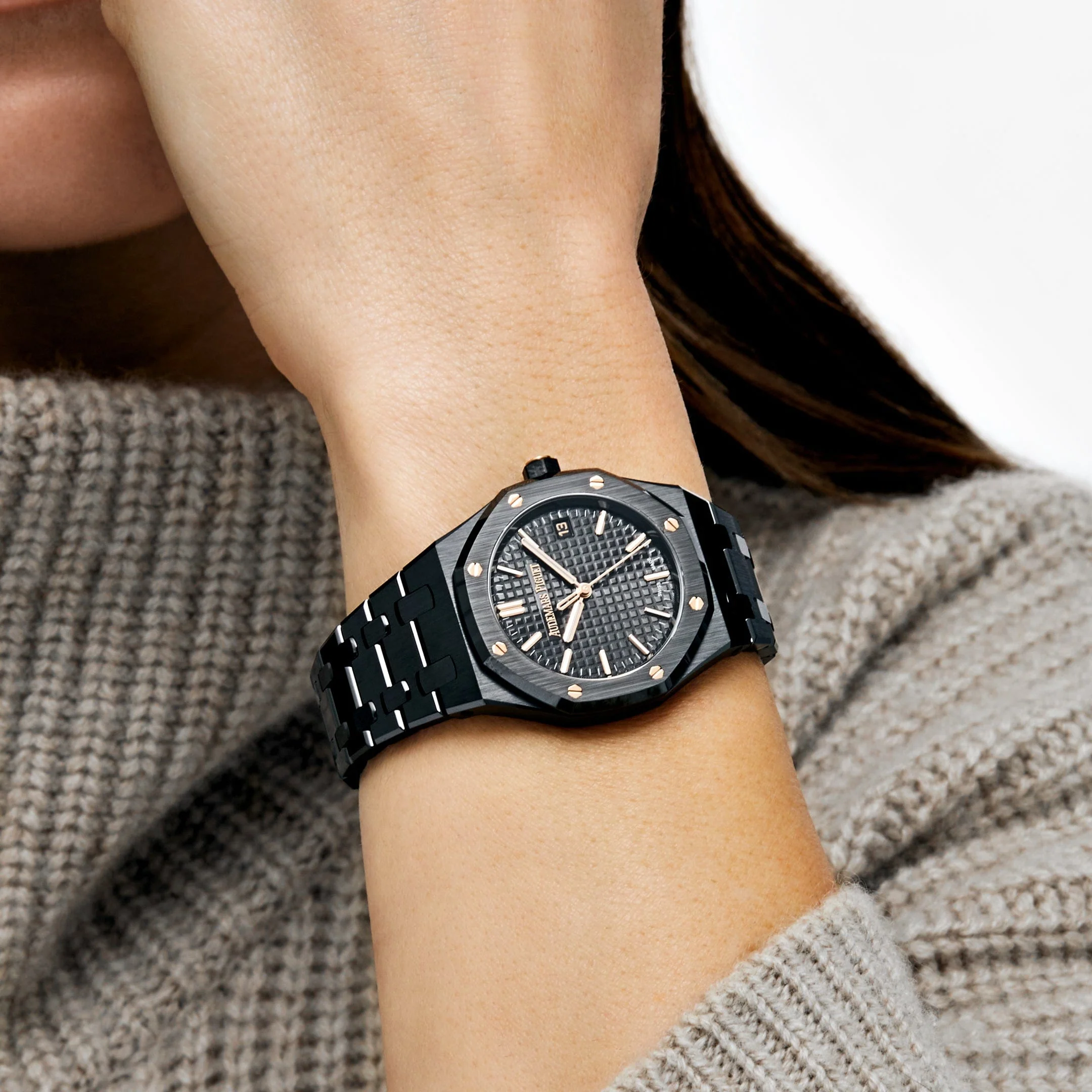 Audemars Piguet Royal Oak 77350CE.OO.1266CE.01 Black Ceramic Black Dial - Image 2