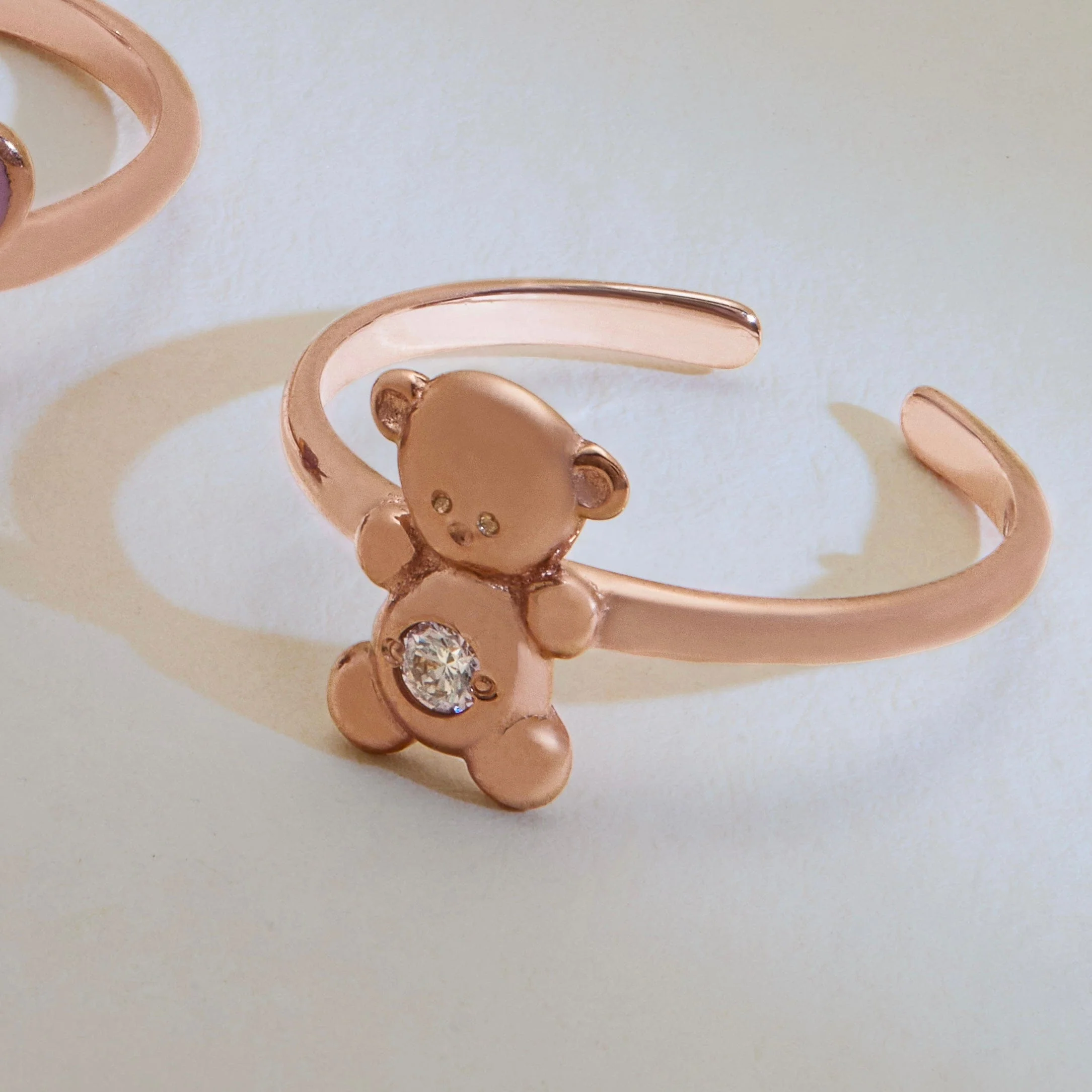 Baby Bear Ring With Diamond