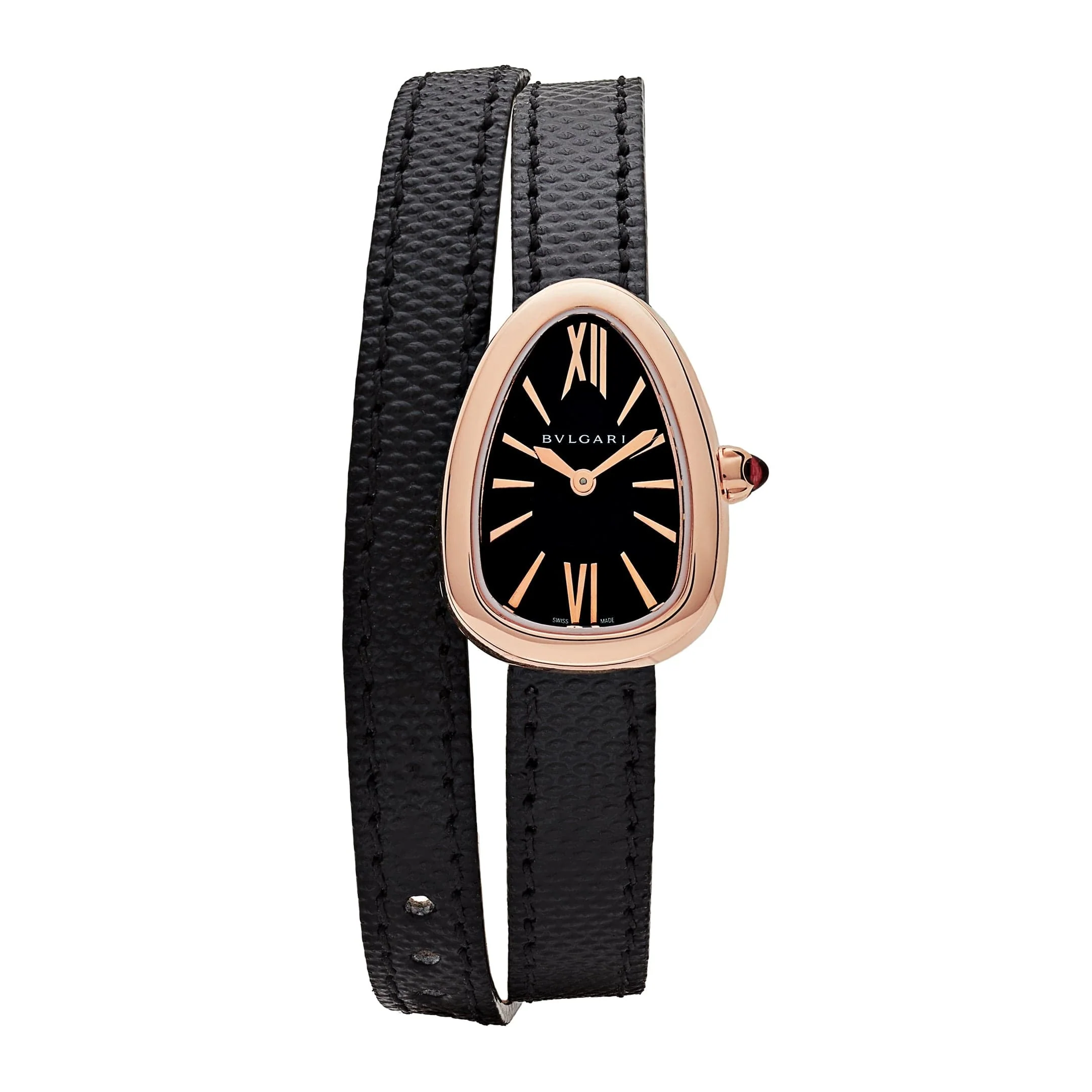 Bvlgari Serpenti 102728 'Ladies' Rose Gold Black Dial (2021) - Image 3