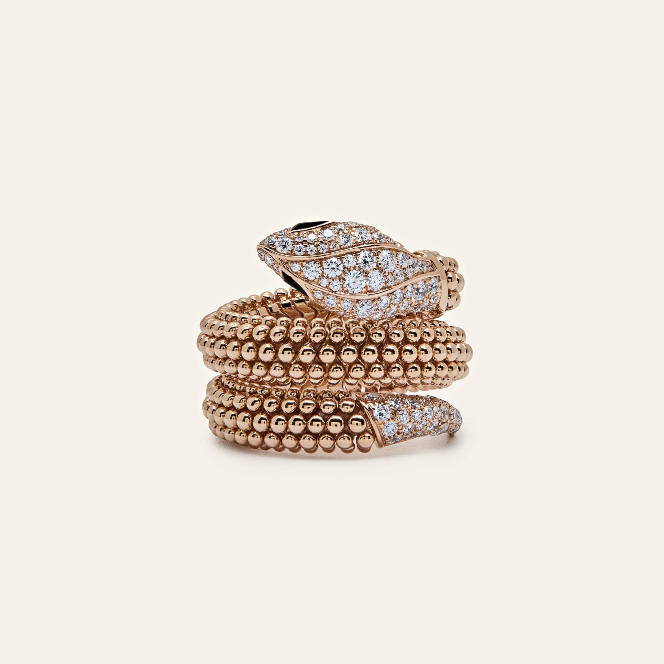 Bvlgari Pallini Serpenti Ring 358664 Rose Gold - Image 3