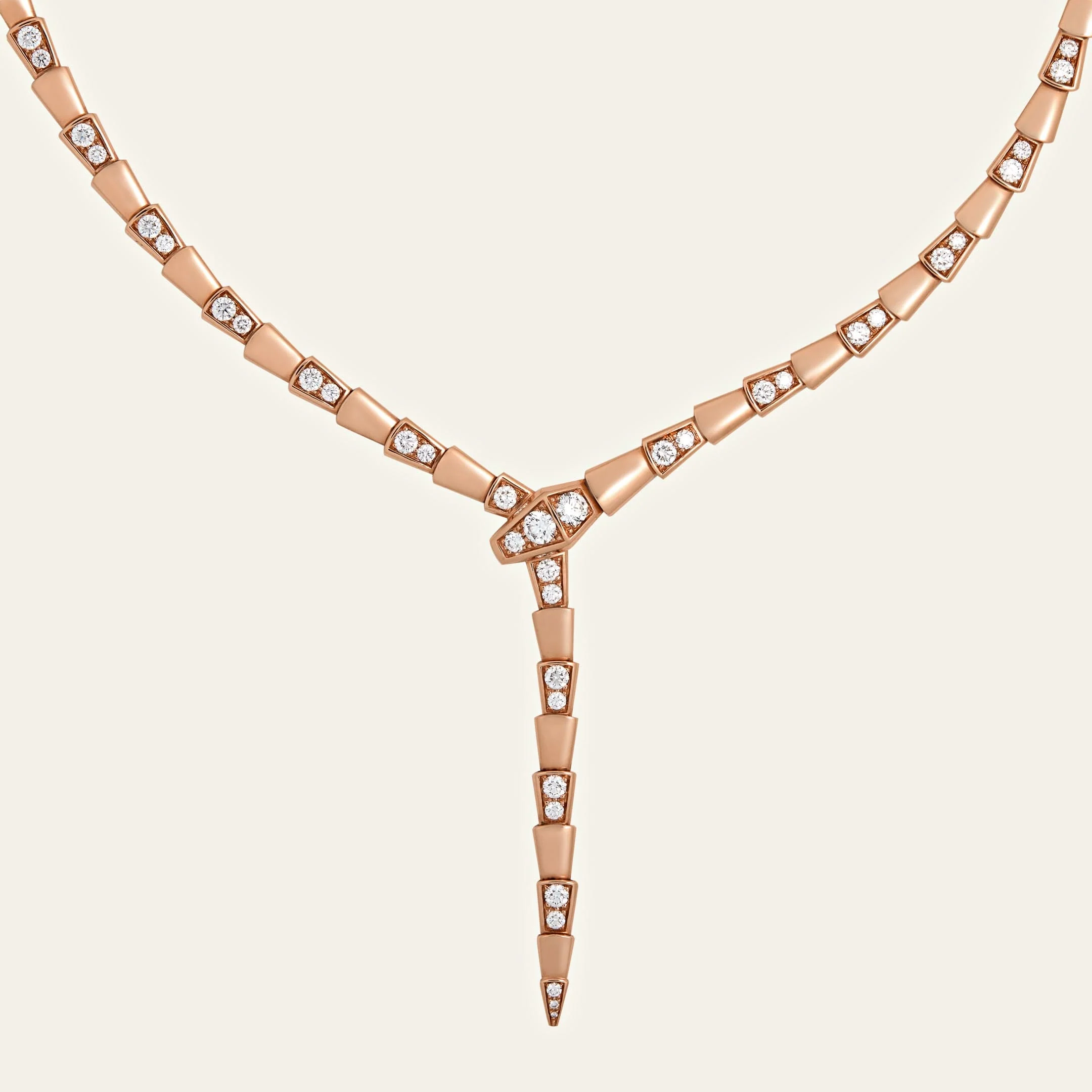 BVLGARI Serpenti Viper Necklace 353037 in Rose Gold - Image 3