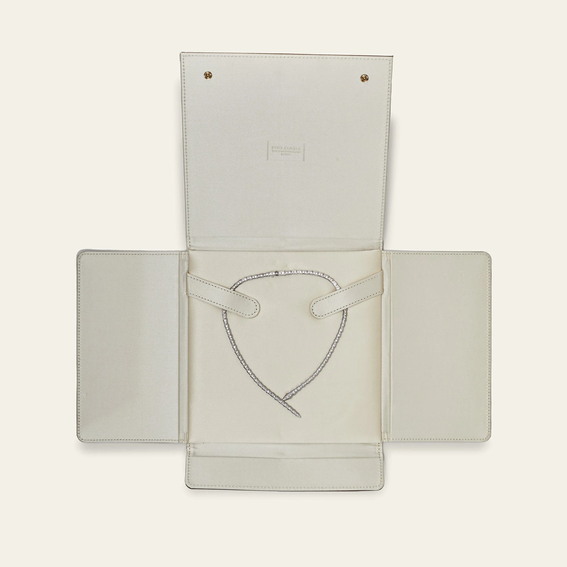 BVLGARI Serpenti Viper Necklace White Gold Pavé Diamonds 360348 Medium - Image 4