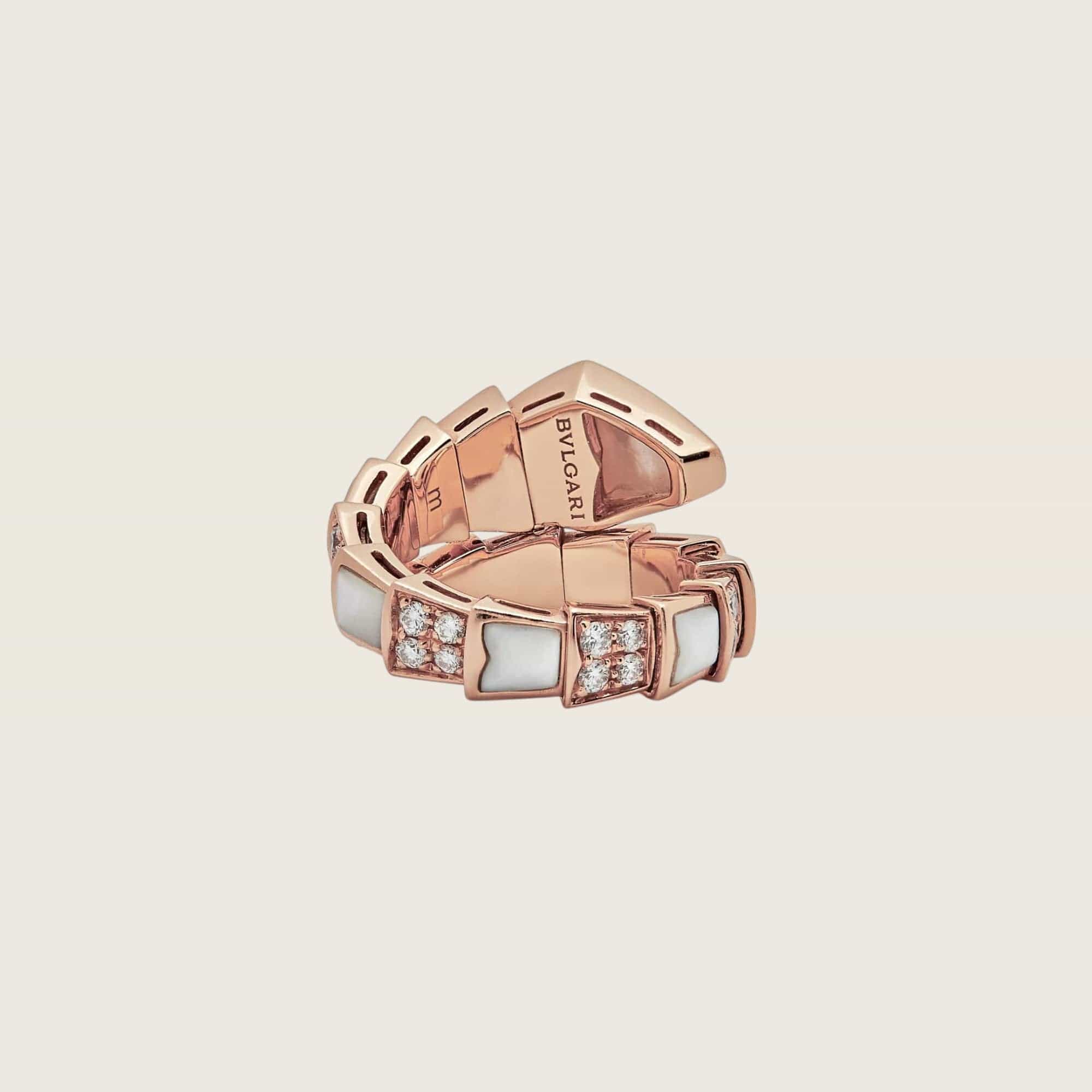 BVLGARI Serpenti Viper One-Coil Ring 350667 - Image 4