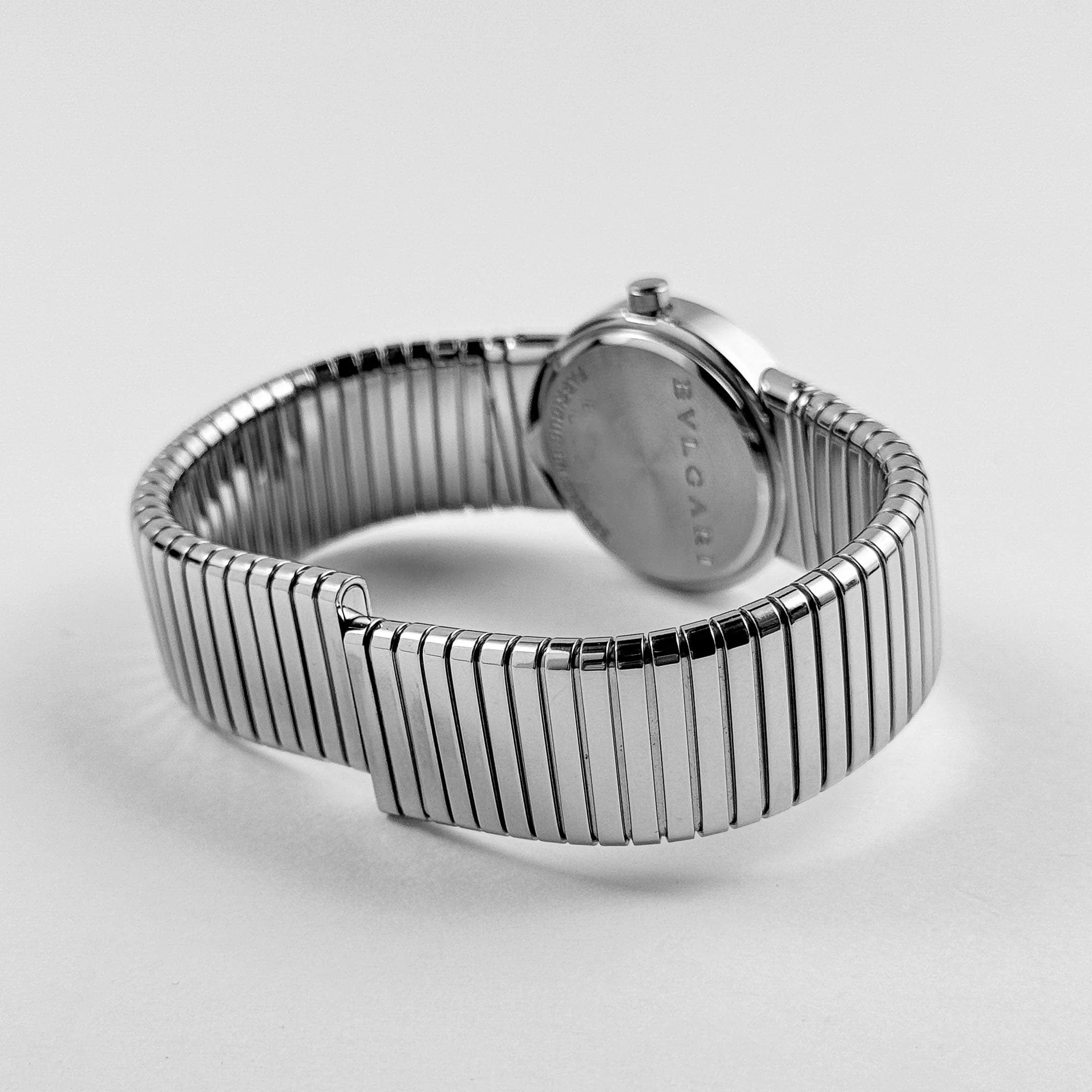 BVLGARI Tubogas BB262TS 'Ladies' Stainless Steel Black Diamond Dial Quartz - Image 10
