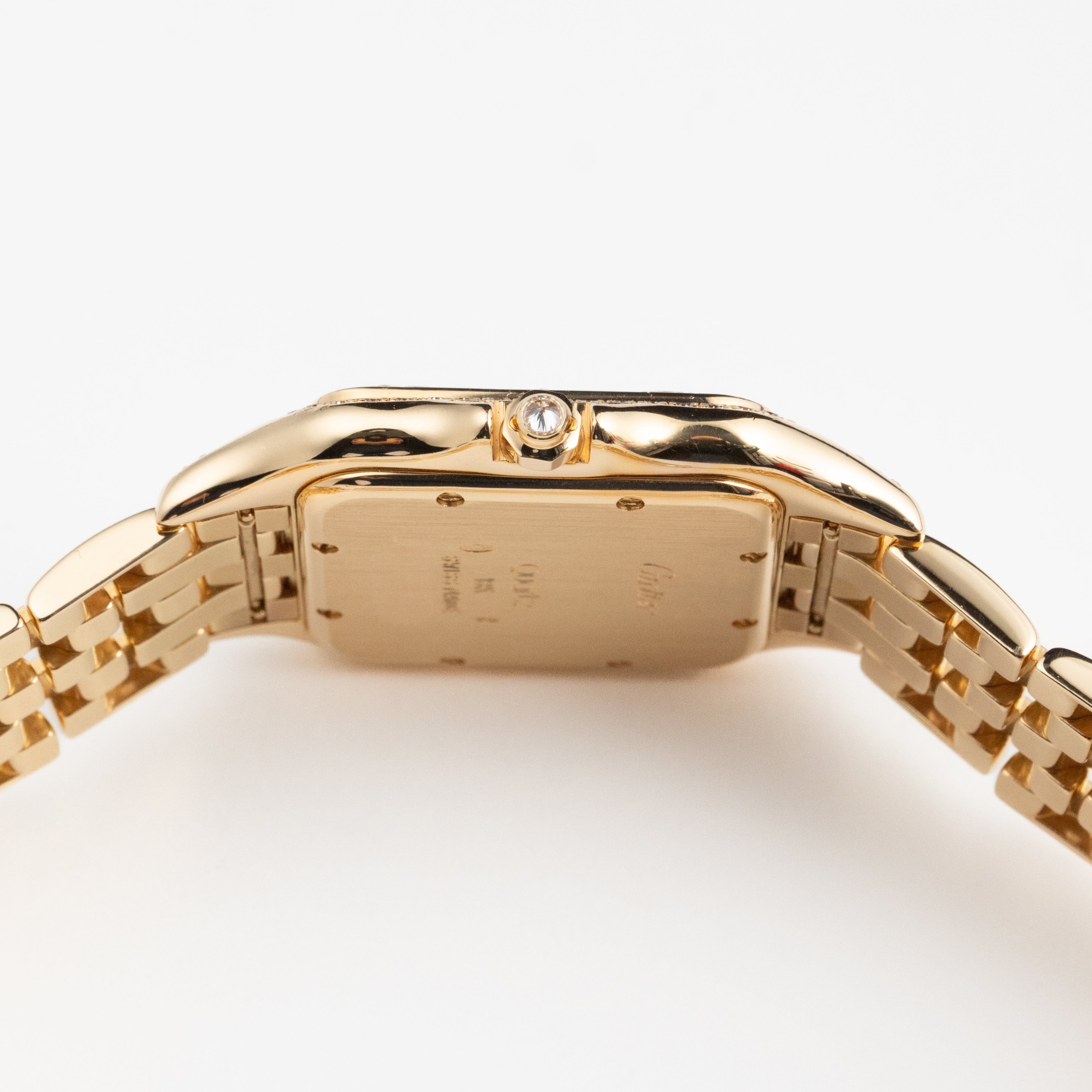 Cartier Panthère 88369 Yellow Gold Diamond-Set Dial Bezel Lugs Quartz - Image 6