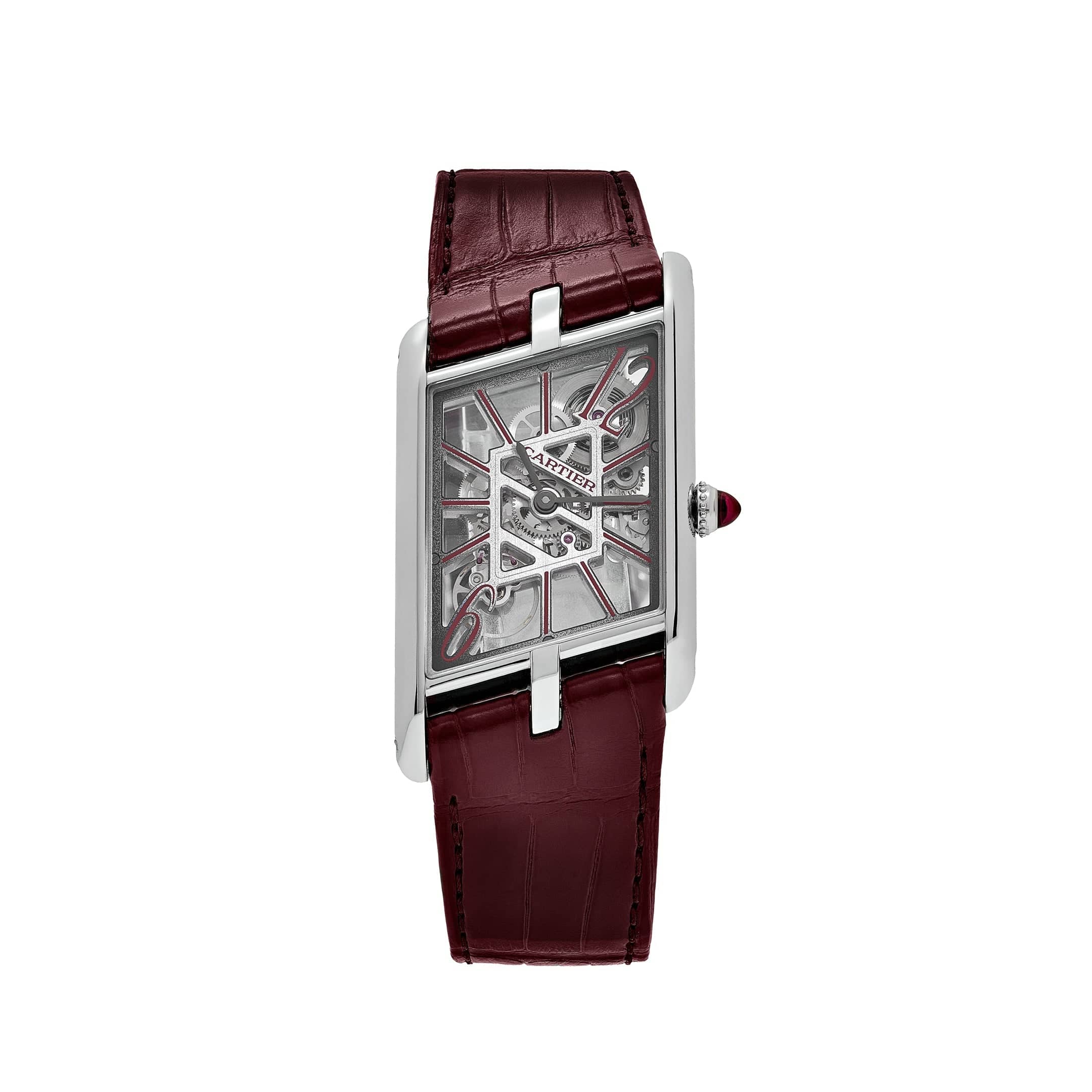 Cartier Tank Asymétrique Large WHTA0023 'Temple Edition' Platinum Skeleton Dial Limited Edition of 60 (2025)