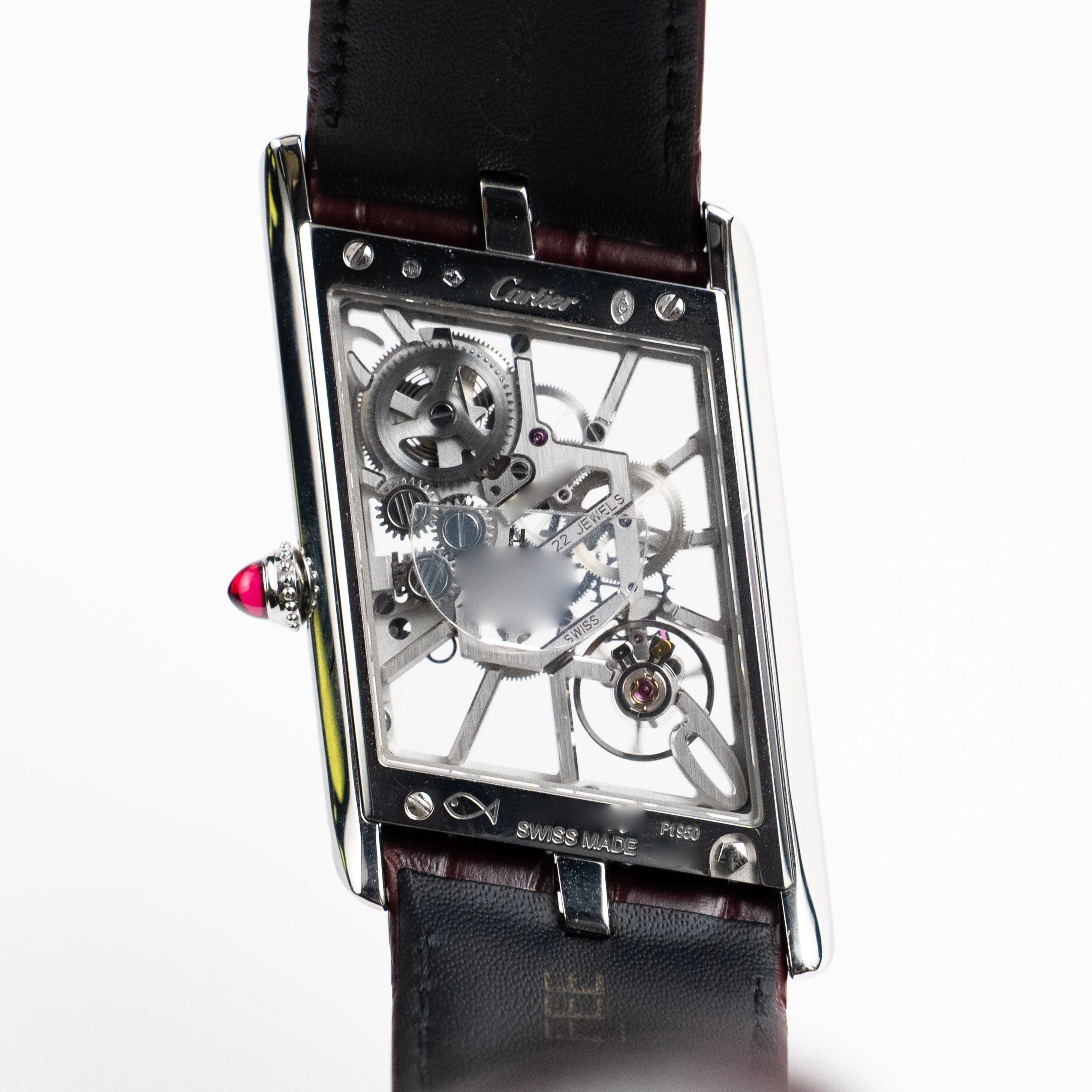 Cartier Tank Asymétrique Large WHTA0023 'Temple Edition' Platinum Skeleton Dial Limited Edition of 60 (2025) - Image 12
