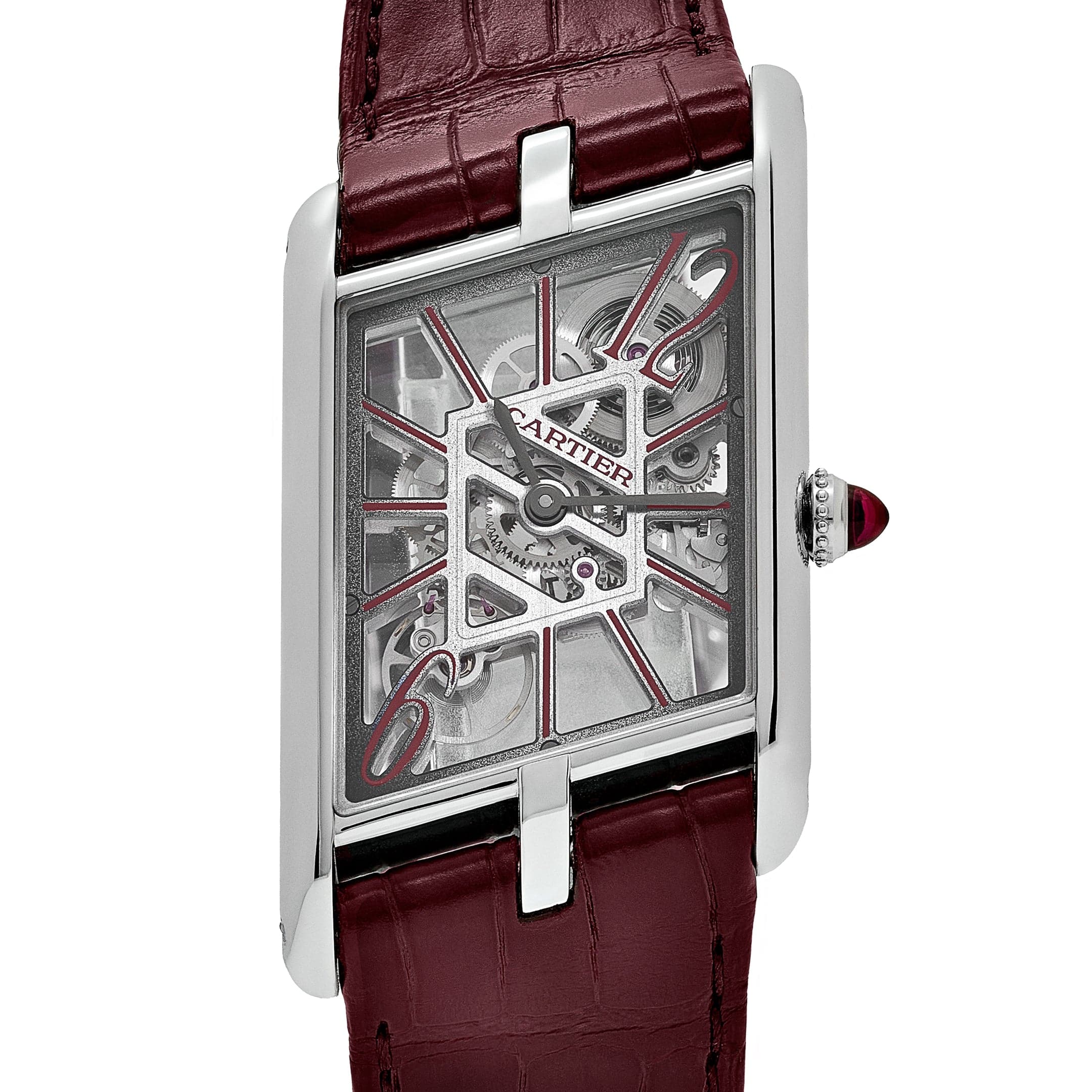Cartier Tank Asymétrique Large WHTA0023 'Temple Edition' Platinum Skeleton Dial Limited Edition of 60 (2025) - Image 4
