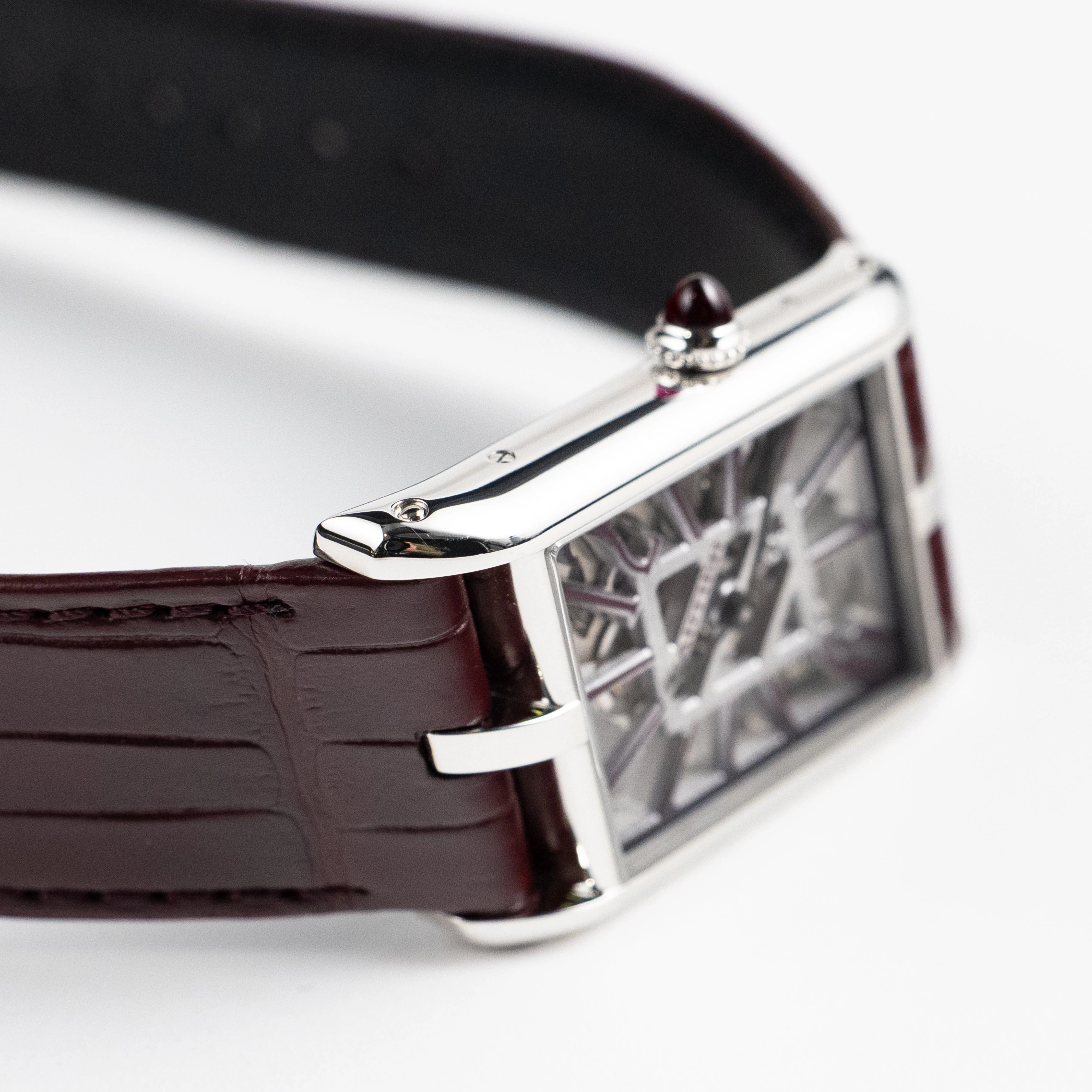 Cartier Tank Asymétrique Large WHTA0023 'Temple Edition' Platinum Skeleton Dial Limited Edition of 60 (2025) - Image 7