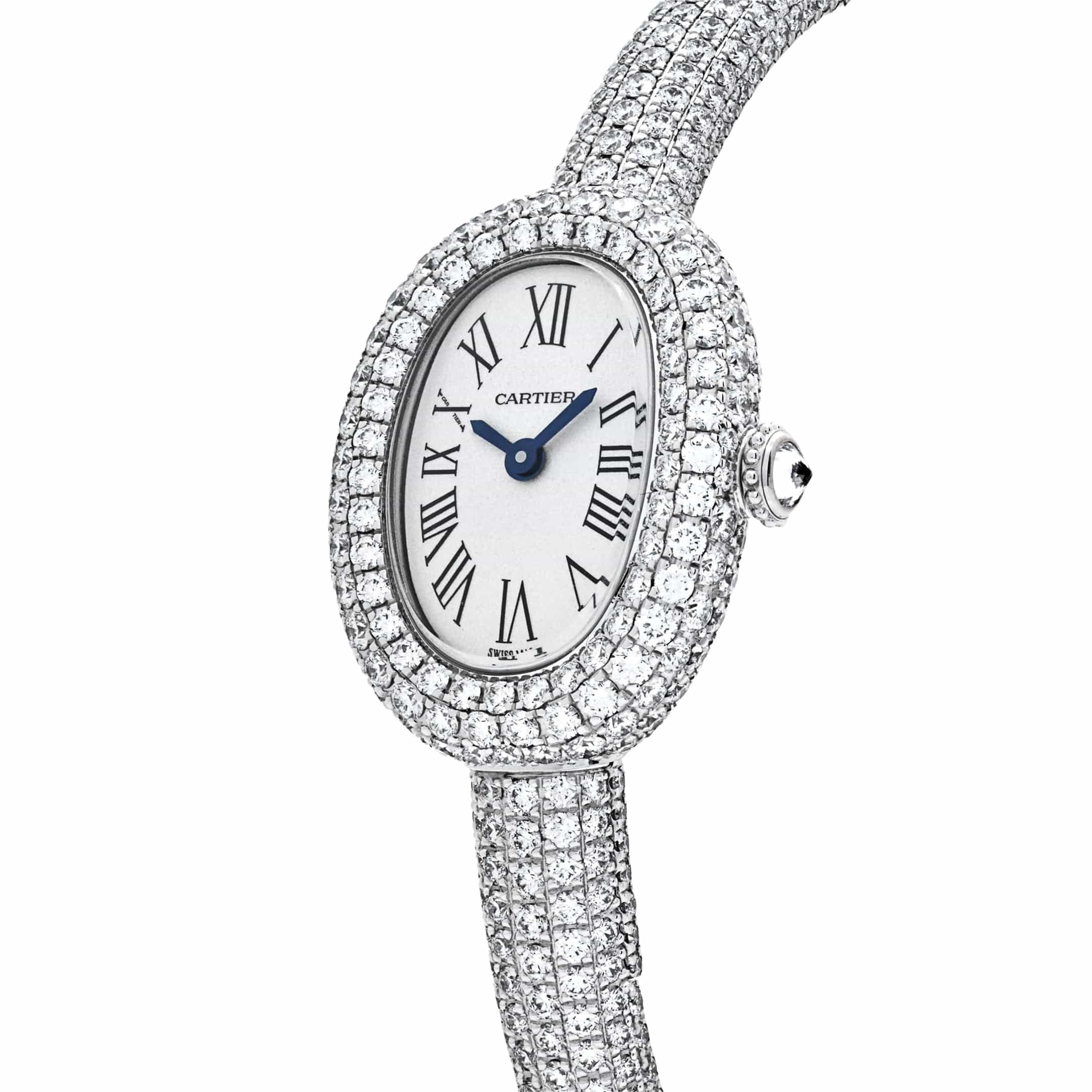 Cartier Baignoire Mini HPI01773 'Ladies' Rhodium-Finish White Gold Diamond Quartz (2025) - Image 3