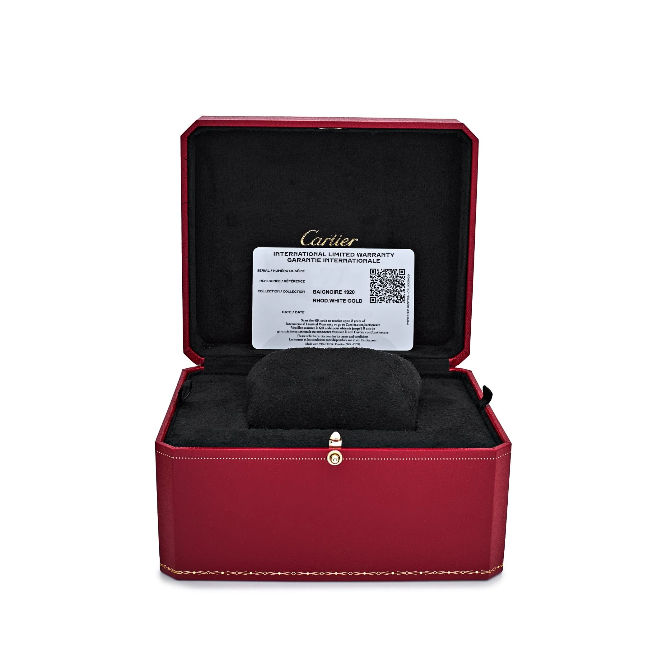 Cartier Baignoire Mini HPI01773 'Ladies' Rhodium-Finish White Gold Diamond Quartz (2025) - Image 8