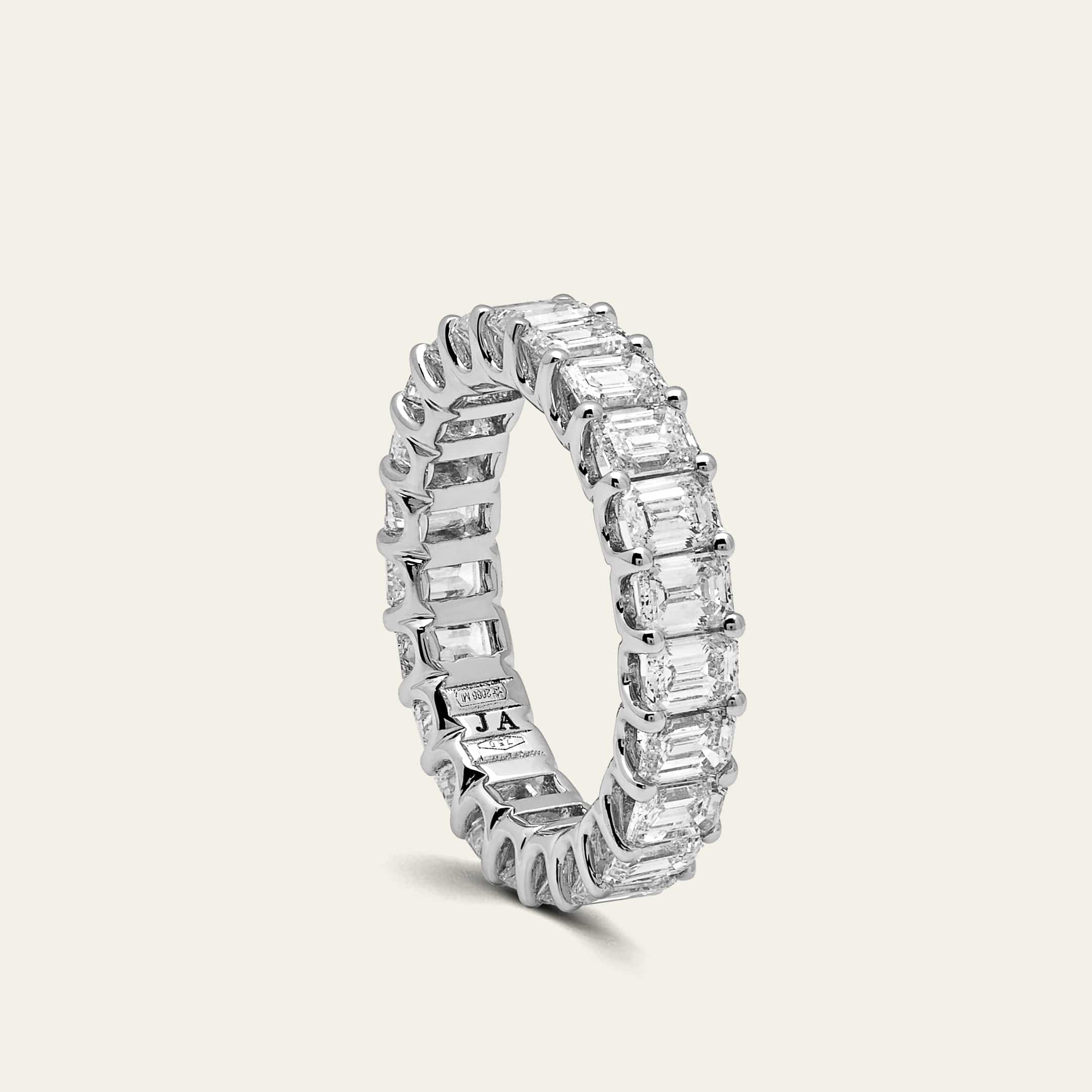 Diamond and Gold Eternity Band - Image 4