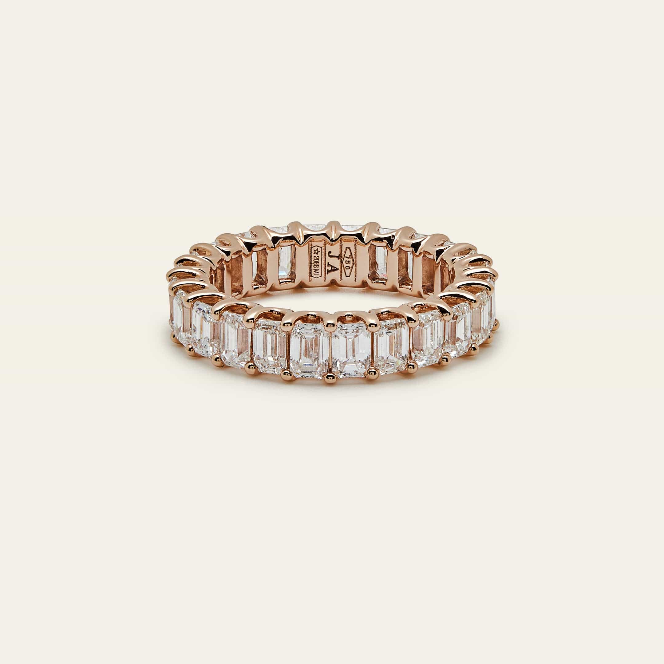 Diamond and Gold Eternity Band - Image 5