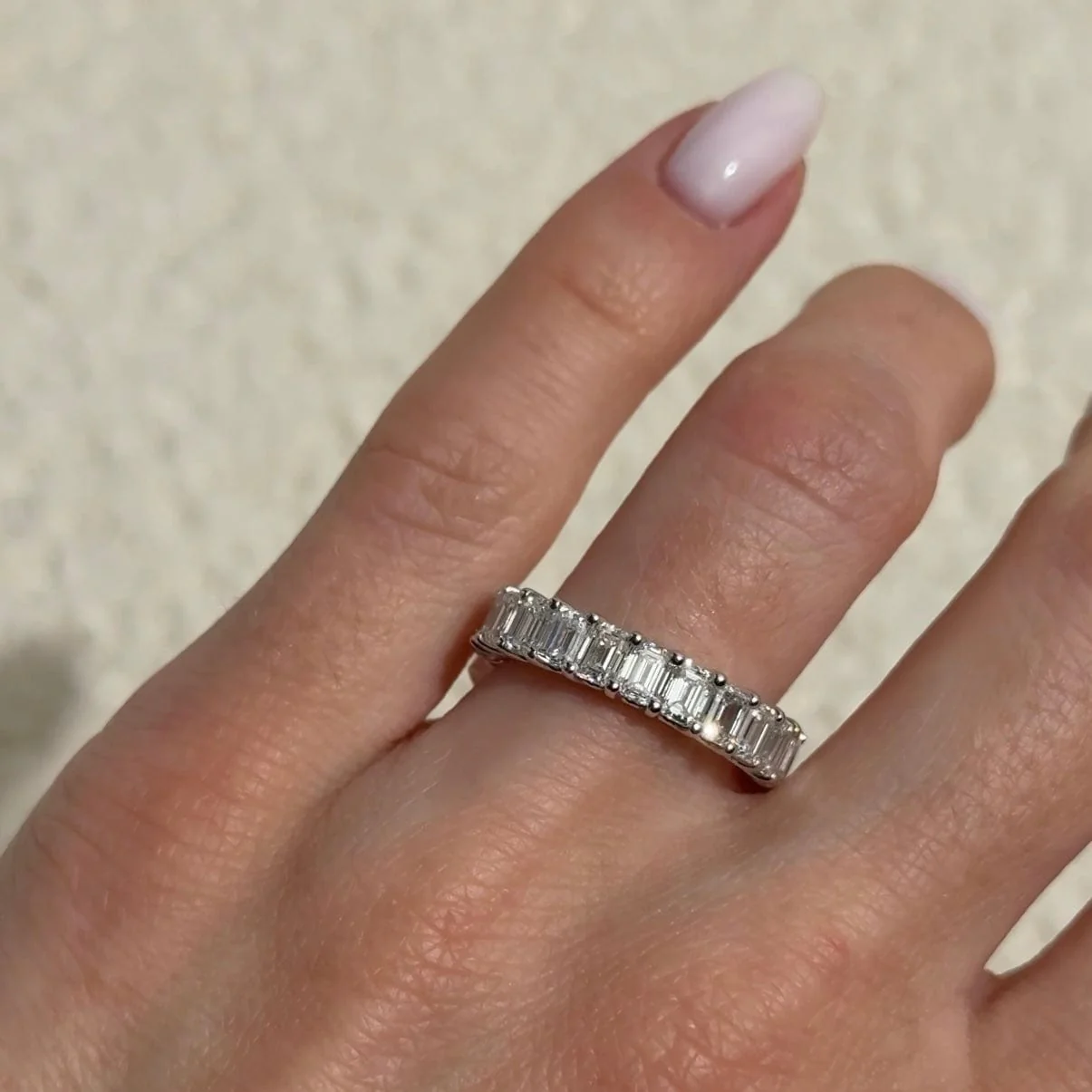 Diamond and Gold Eternity Band - Image 6