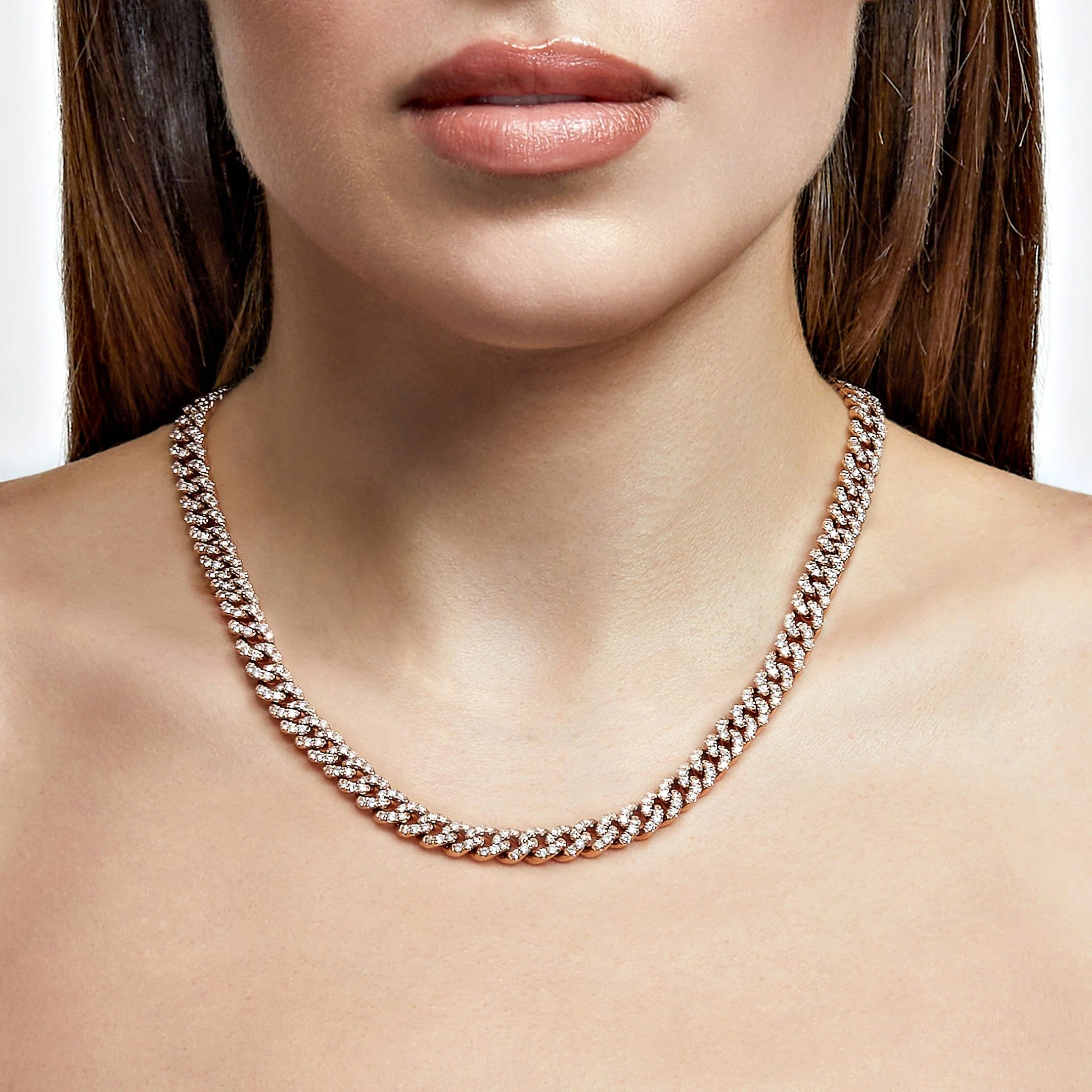 Diamond Cuban Link Necklace - Image 2