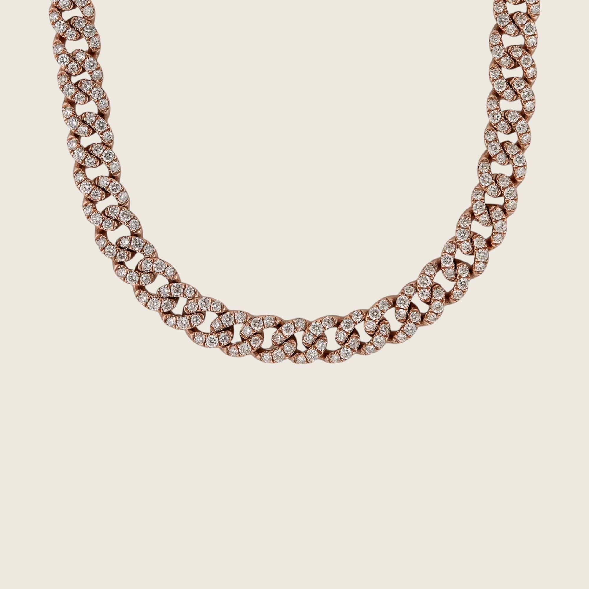 Diamond Cuban Link Necklace - Image 3