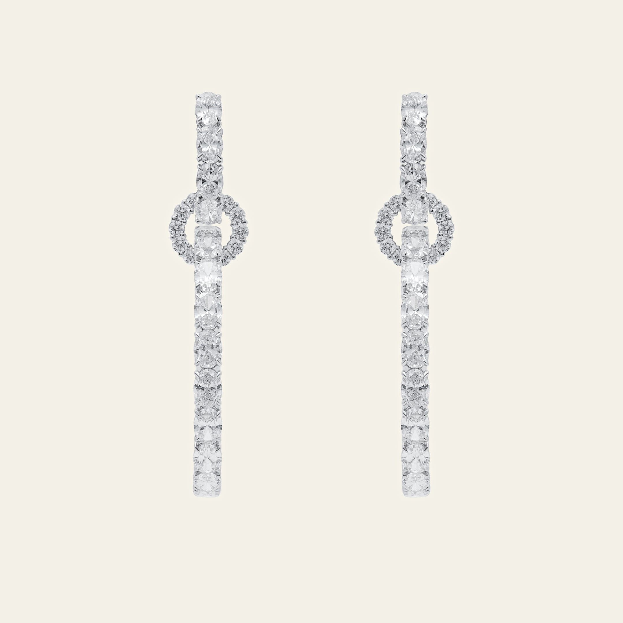 Diamond Knot Earrings