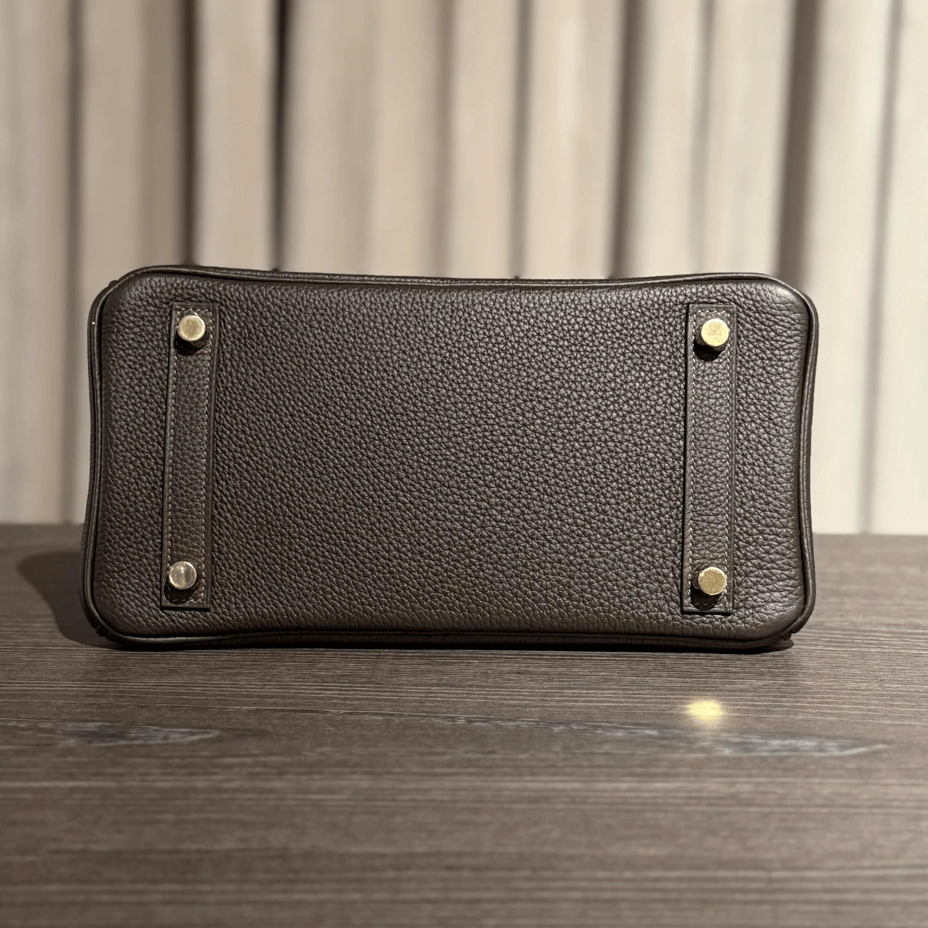 Hermès Bai-Brun Birkin 25 Togo Permabrass Hardware - Image 6