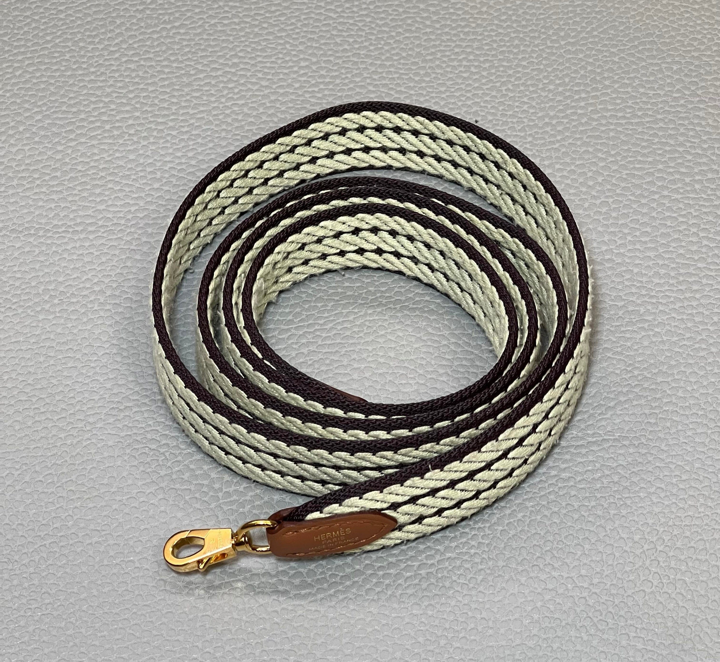Hermès Beton / Craie Mini Kelly Sellier 20 Ostrich Gold Hardware - Image 8