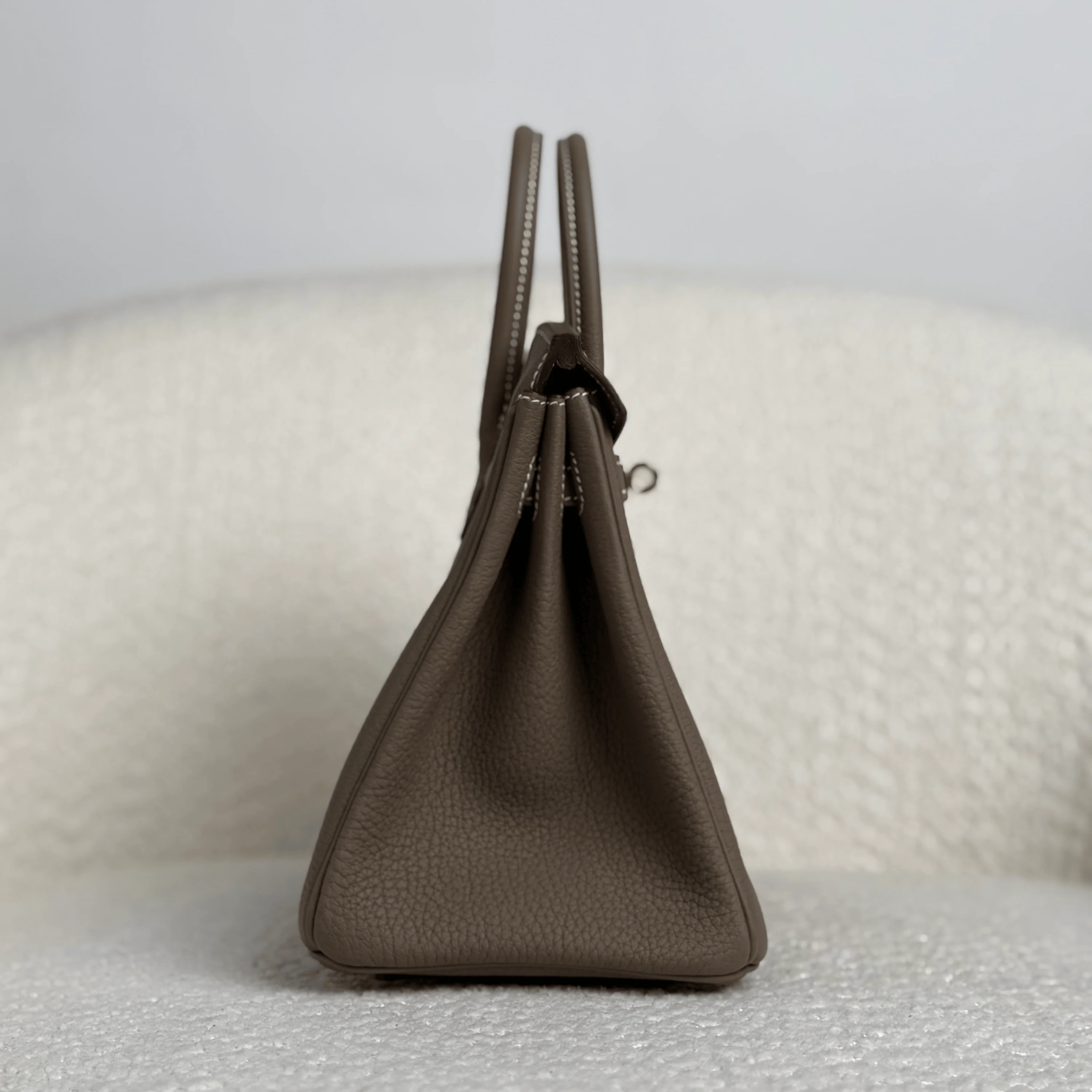Hermès Etoupe Birkin 25 Togo Gold Hardware - Image 4