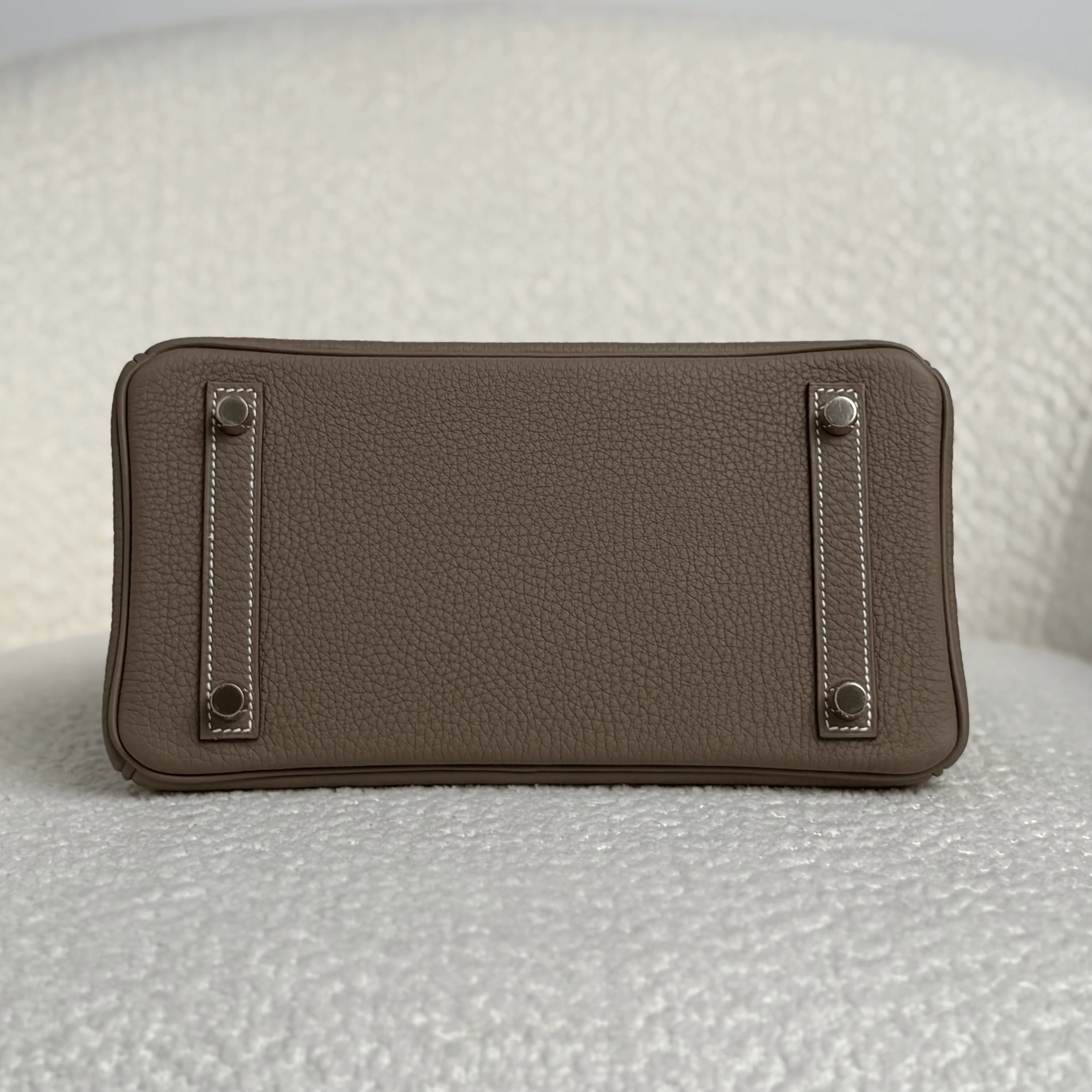 Hermès Etoupe Birkin 25 Togo Gold Hardware - Image 7