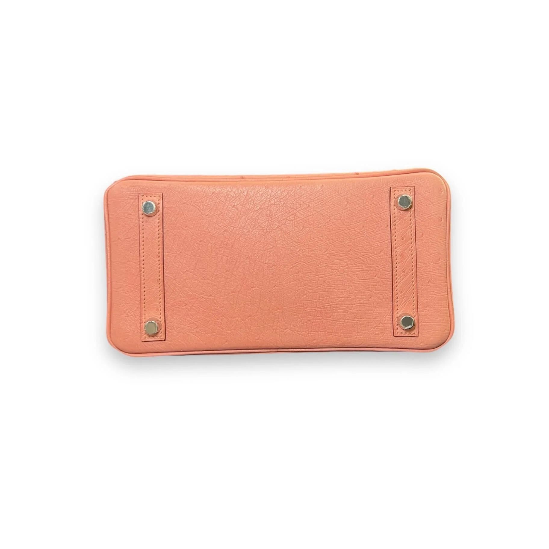 Hermès Terre Cuite Birkin 25 Ostrich Palladium Hardware - Image 4