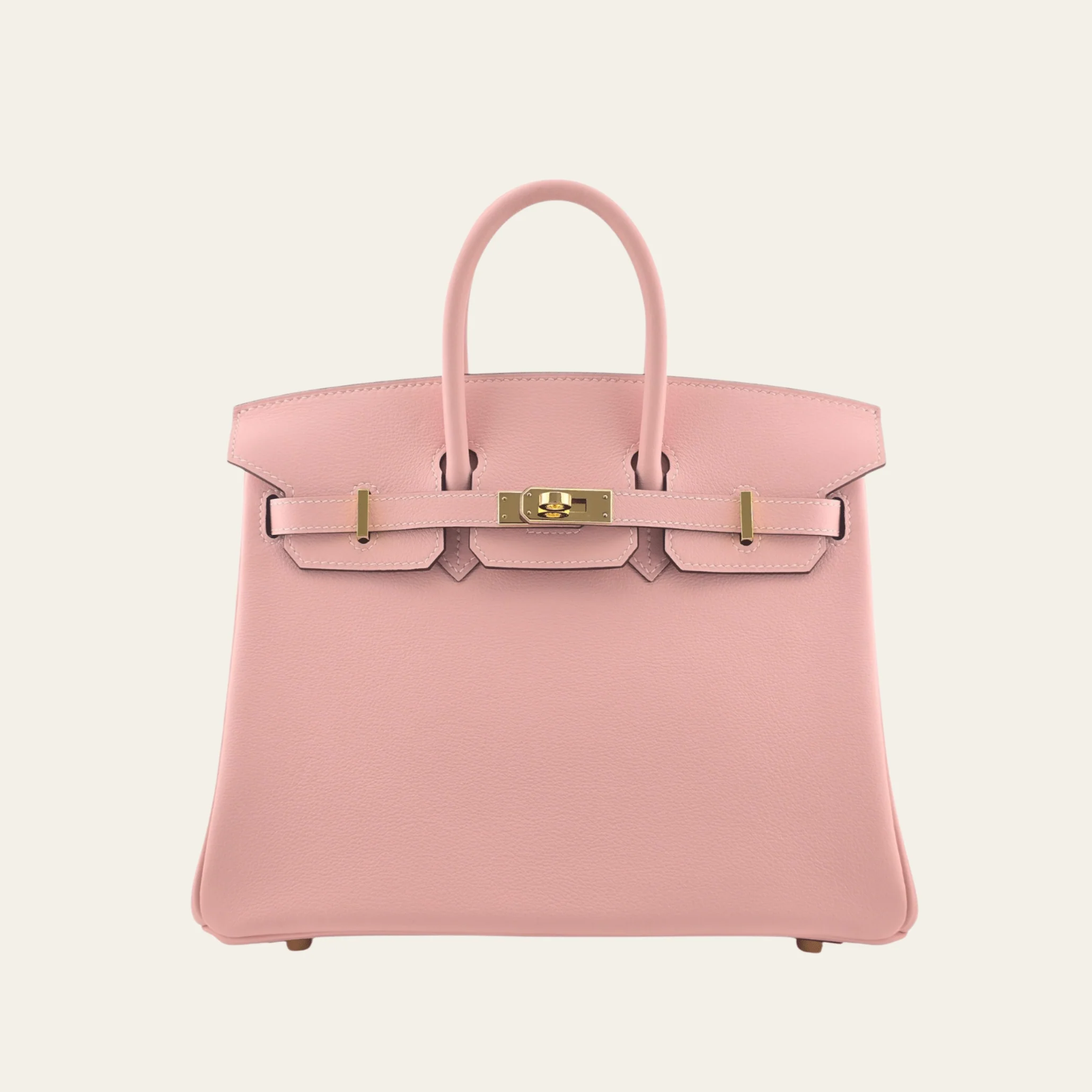 Hermès Rose Sakura Birkin 25 Swift Gold Hardware
