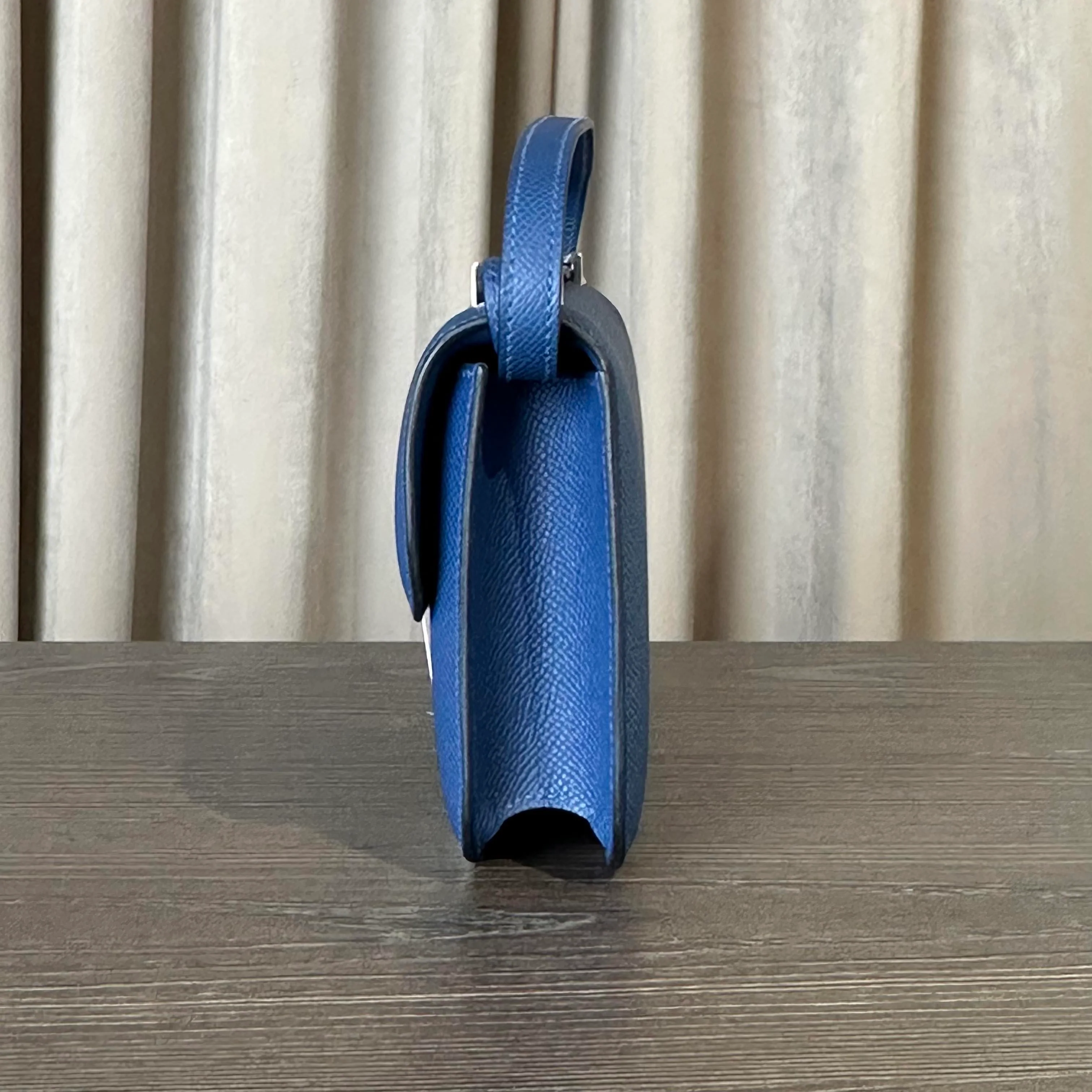 Hermès Bleu Tie Constance Elan Epsom Palladium Hardware - Image 4
