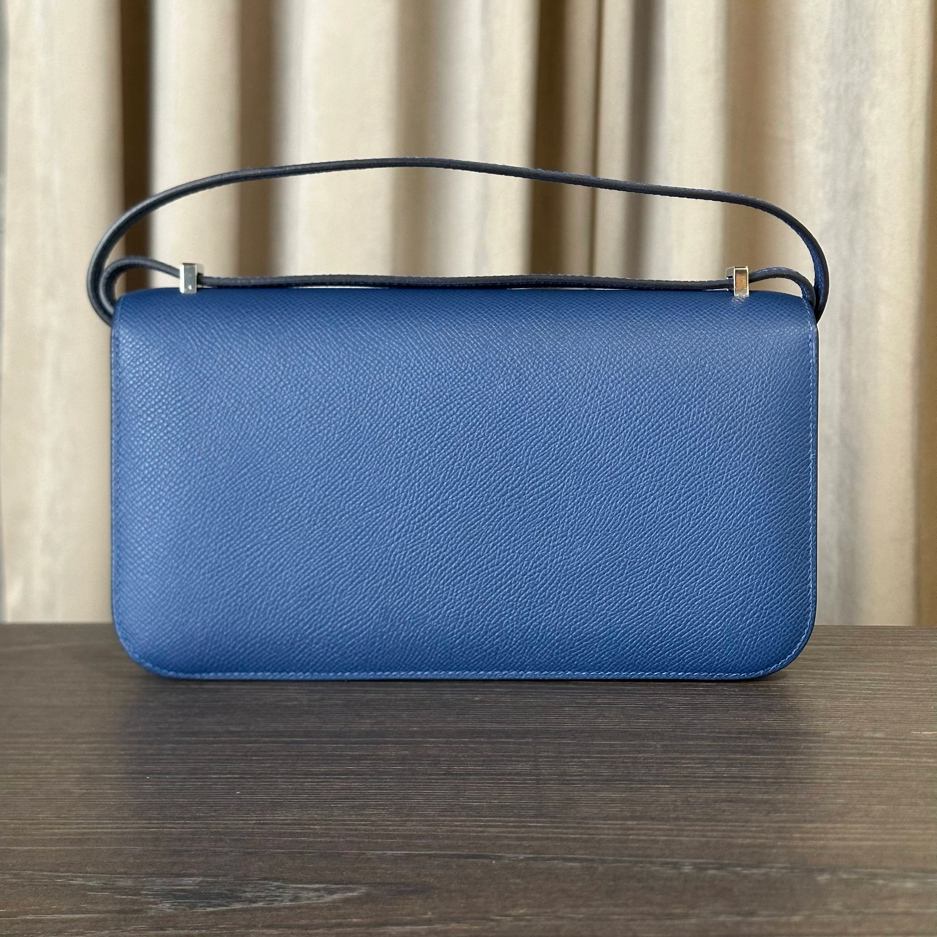 Hermès Bleu Tie Constance Elan Epsom Palladium Hardware - Image 5