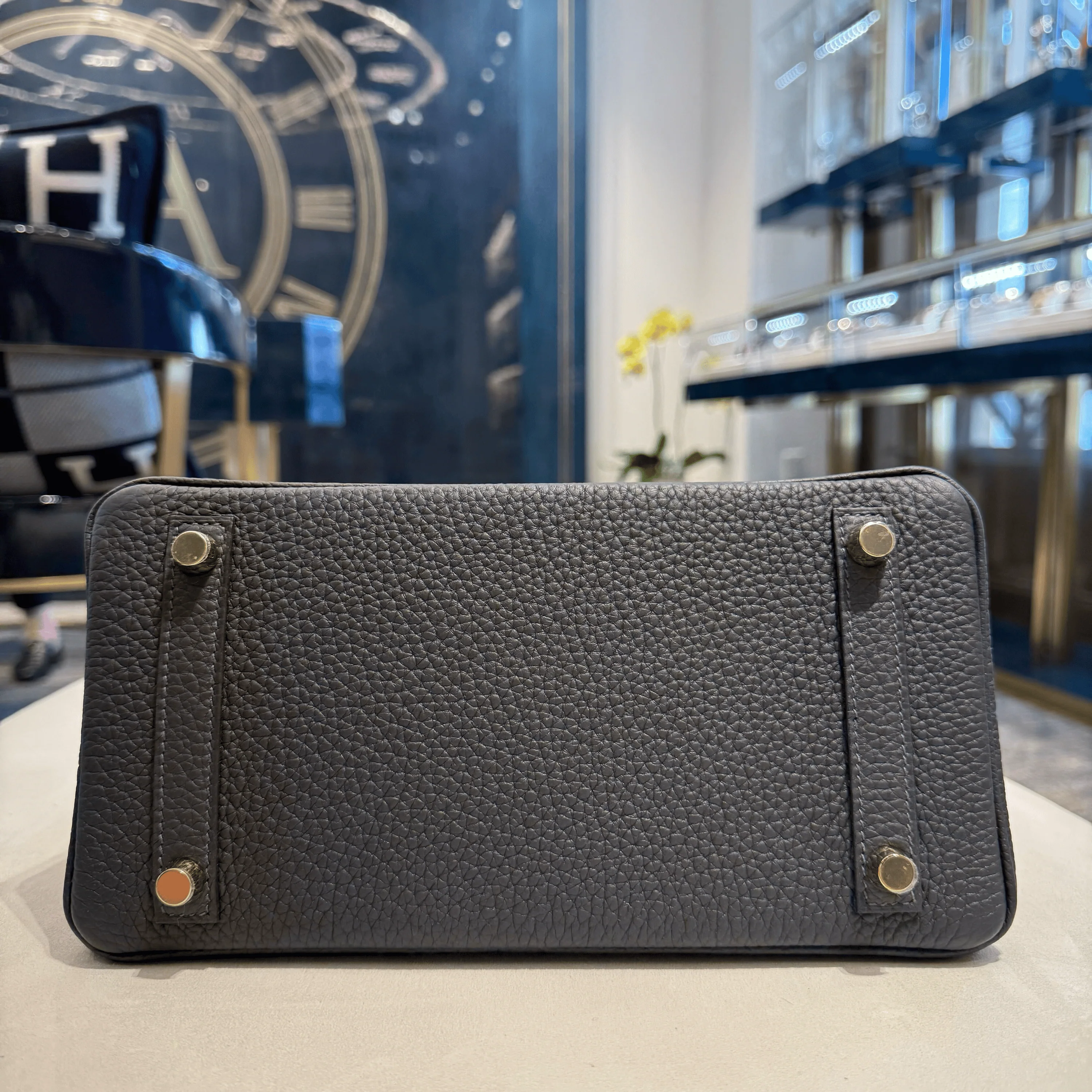 Hermès Caban Birkin 25 Togo Gold Hardware - Image 6