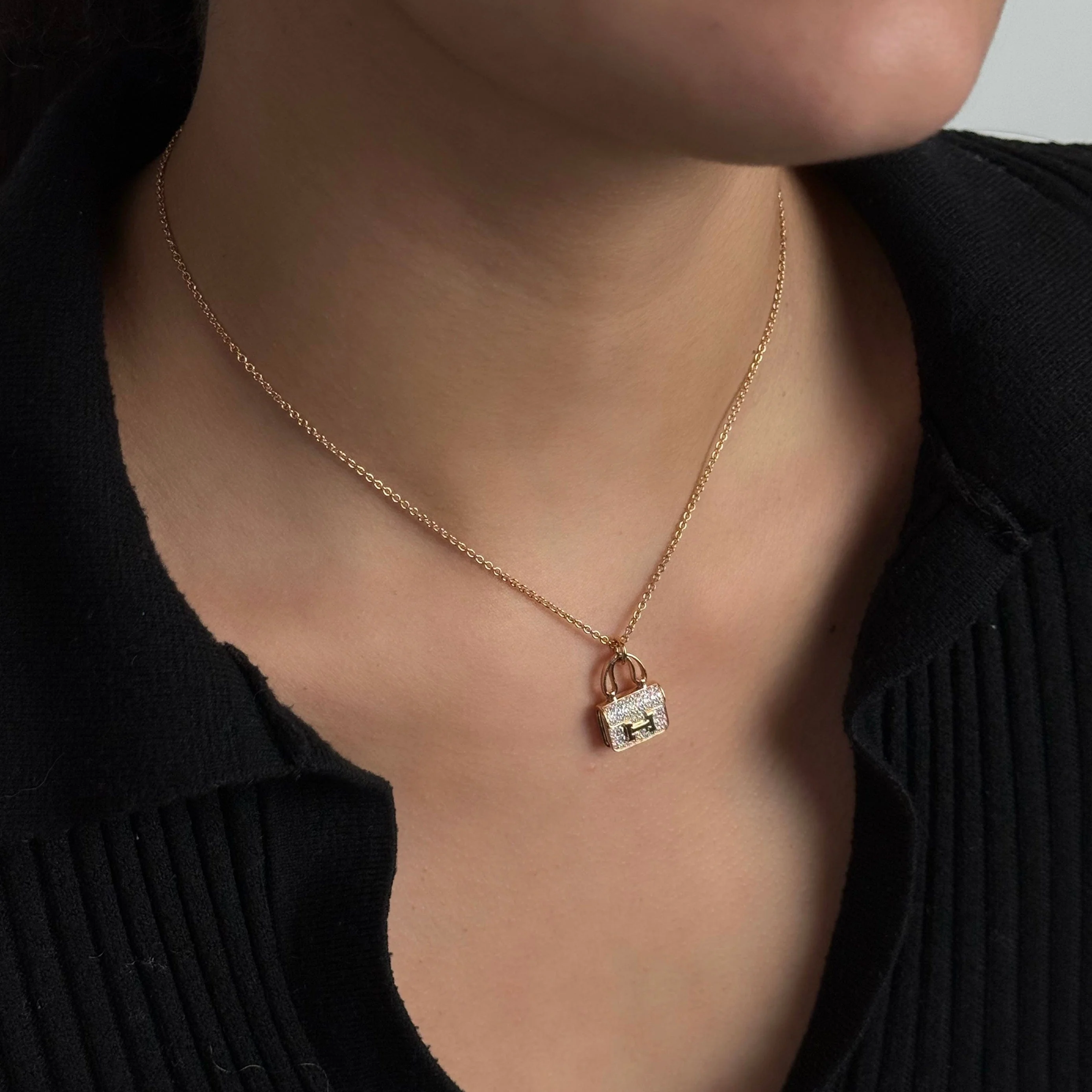Hermés Constance Diamond Pendant - Image 2