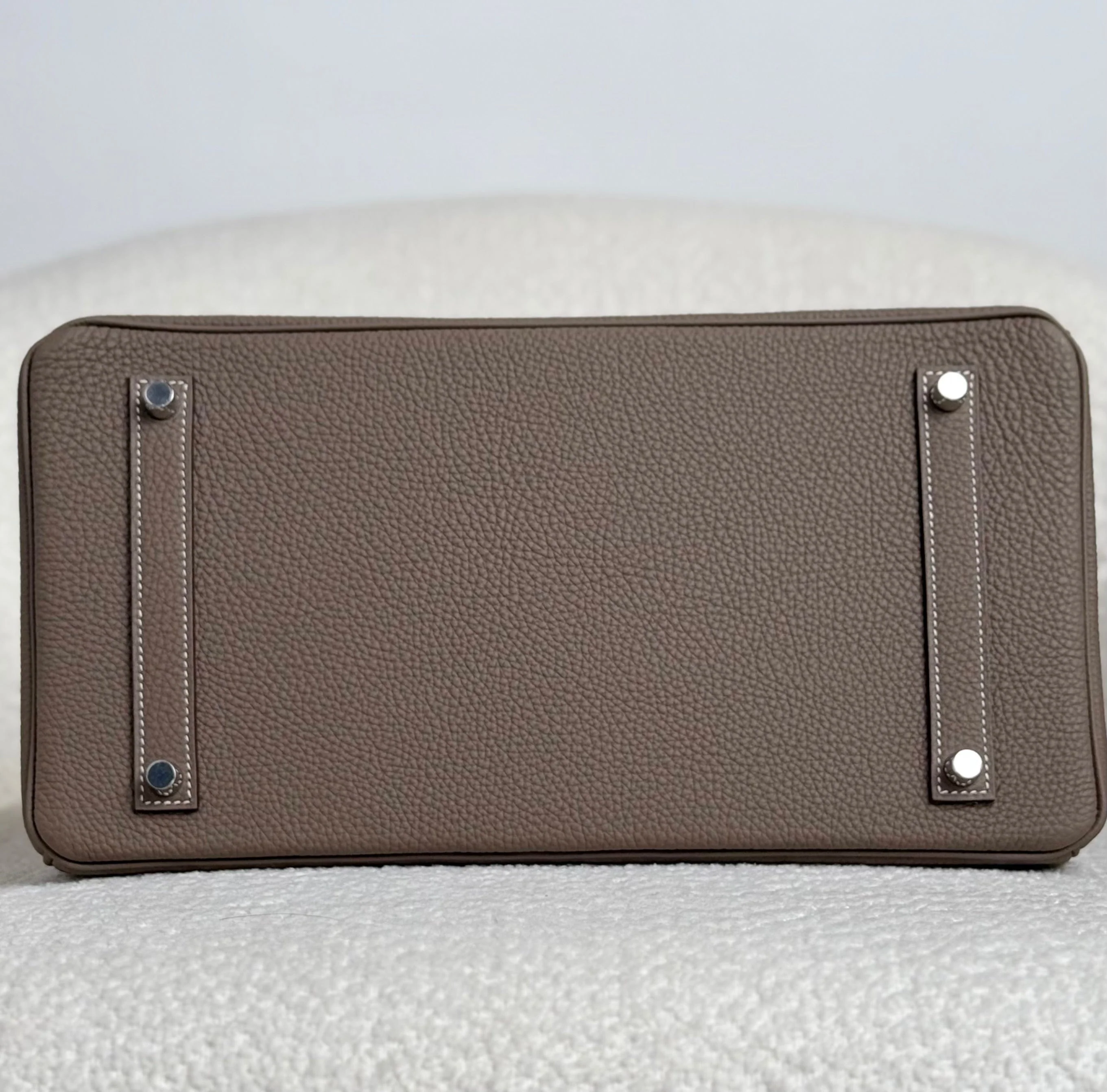 Hermès Etoupe Birkin 35 Togo Palladium Hardware - Image 6