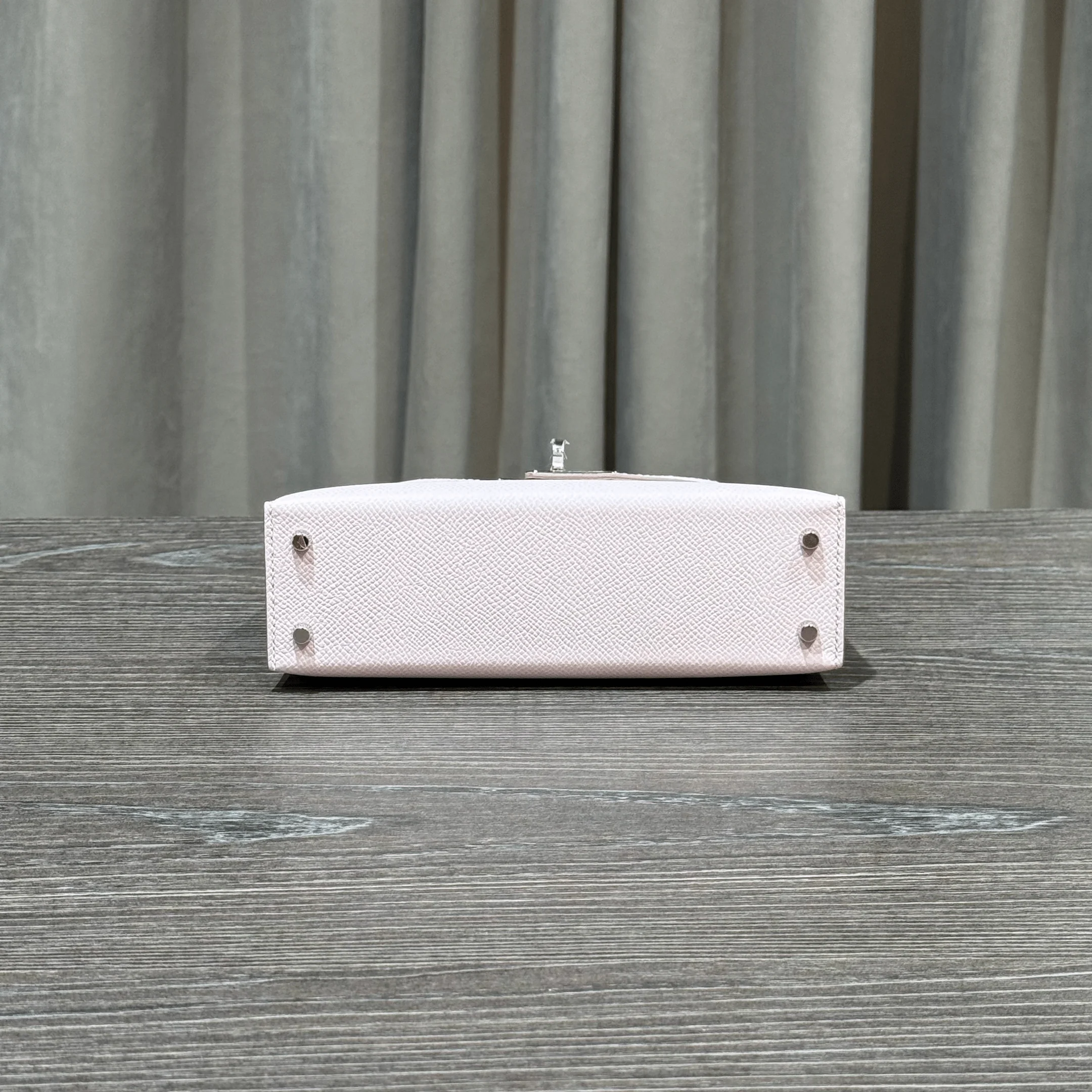 Hermès Mauve Pale Mini Kelly Sellier 20 Epsom Palladium Hardware - Image 7