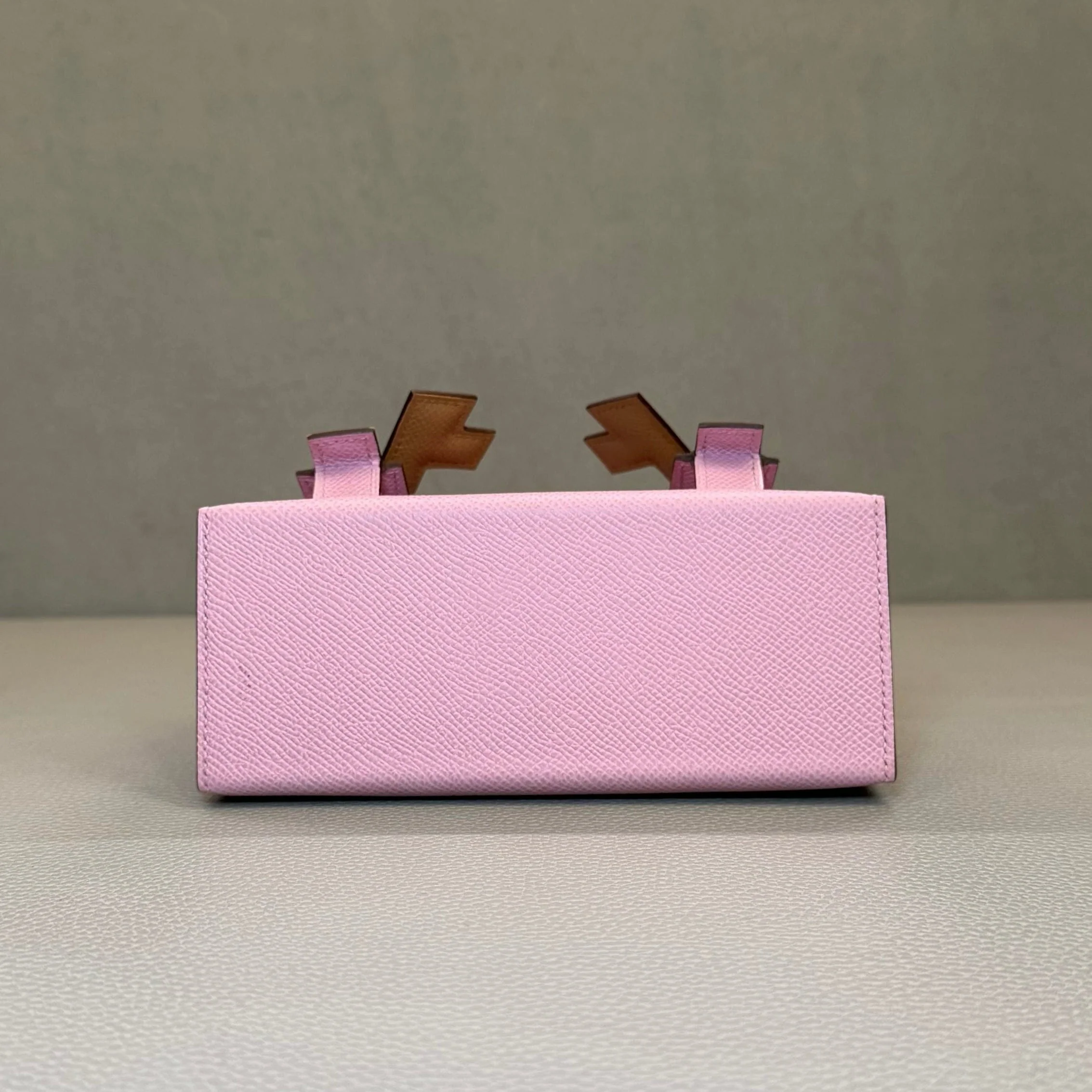 Hermès Mauve Sylvestre Picto Kelly Doll Epsom Palladium Hardware Limited Edition - Image 7
